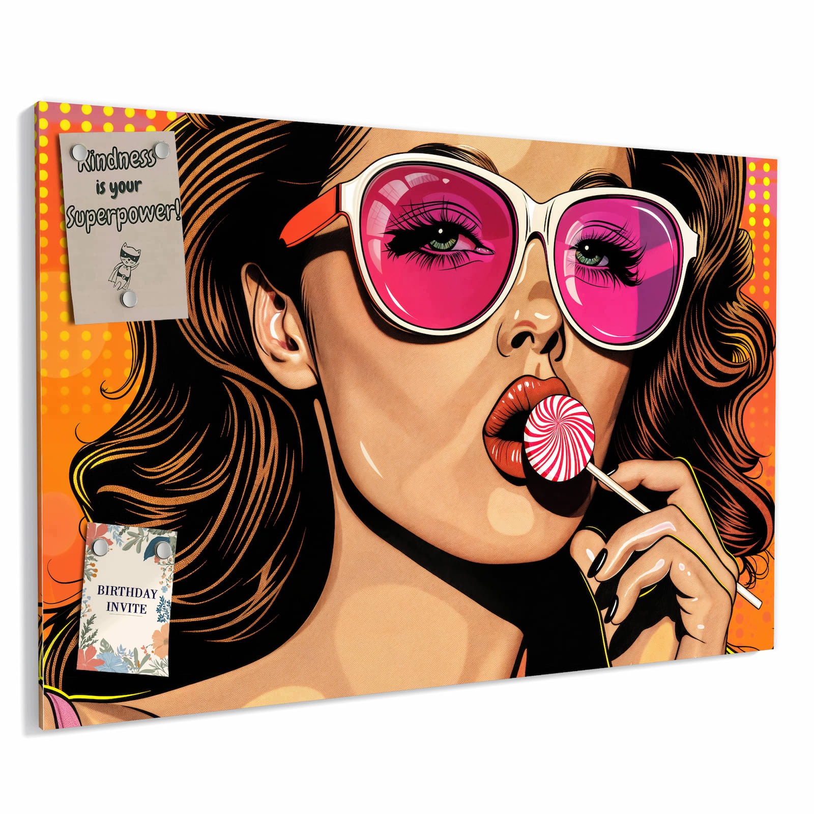 Magnetická tabule – obraz na zeď Žena | 90 × 60 cm