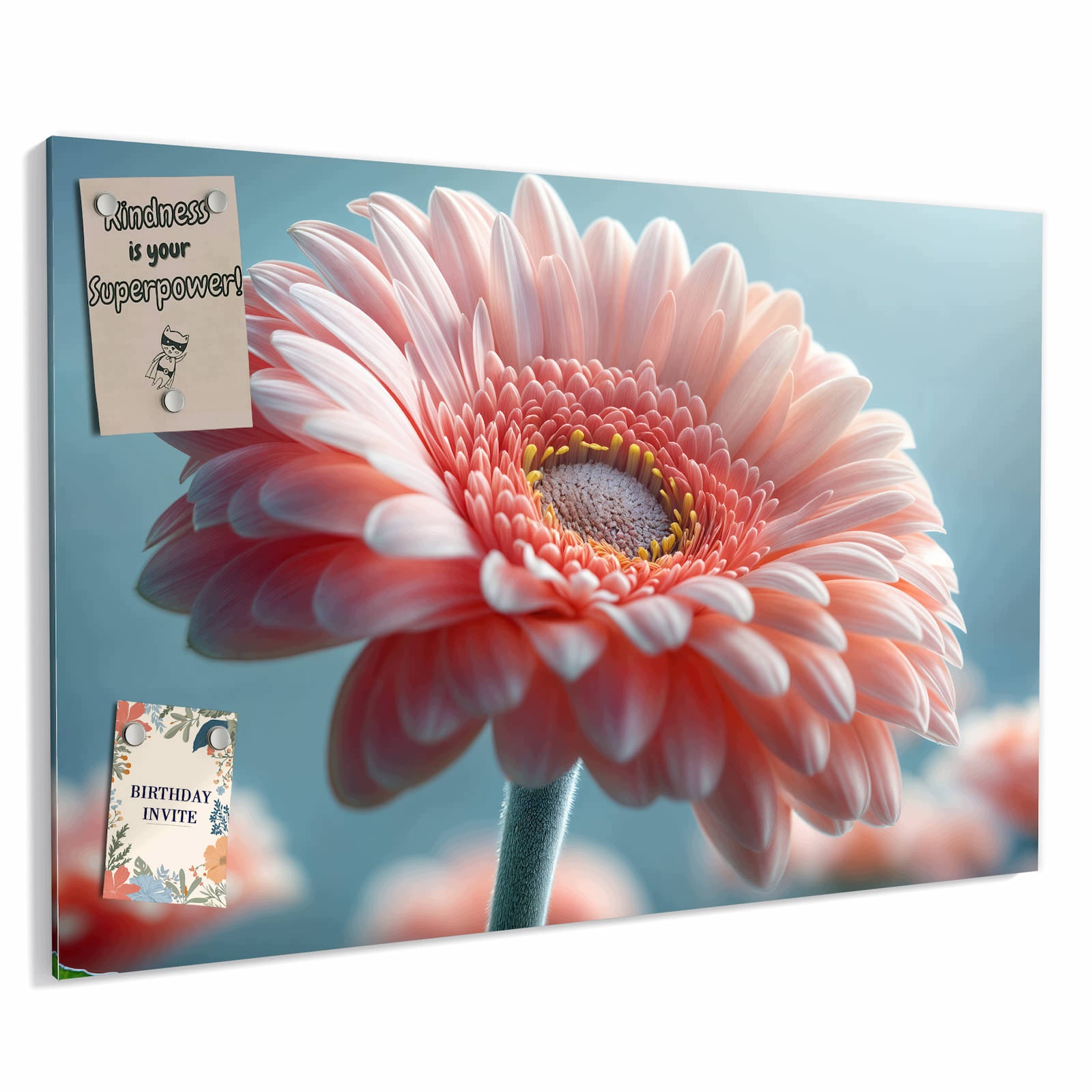 Magnetická tabule – obraz na zeď Teplá nádhera květin | 90 × 60 cm