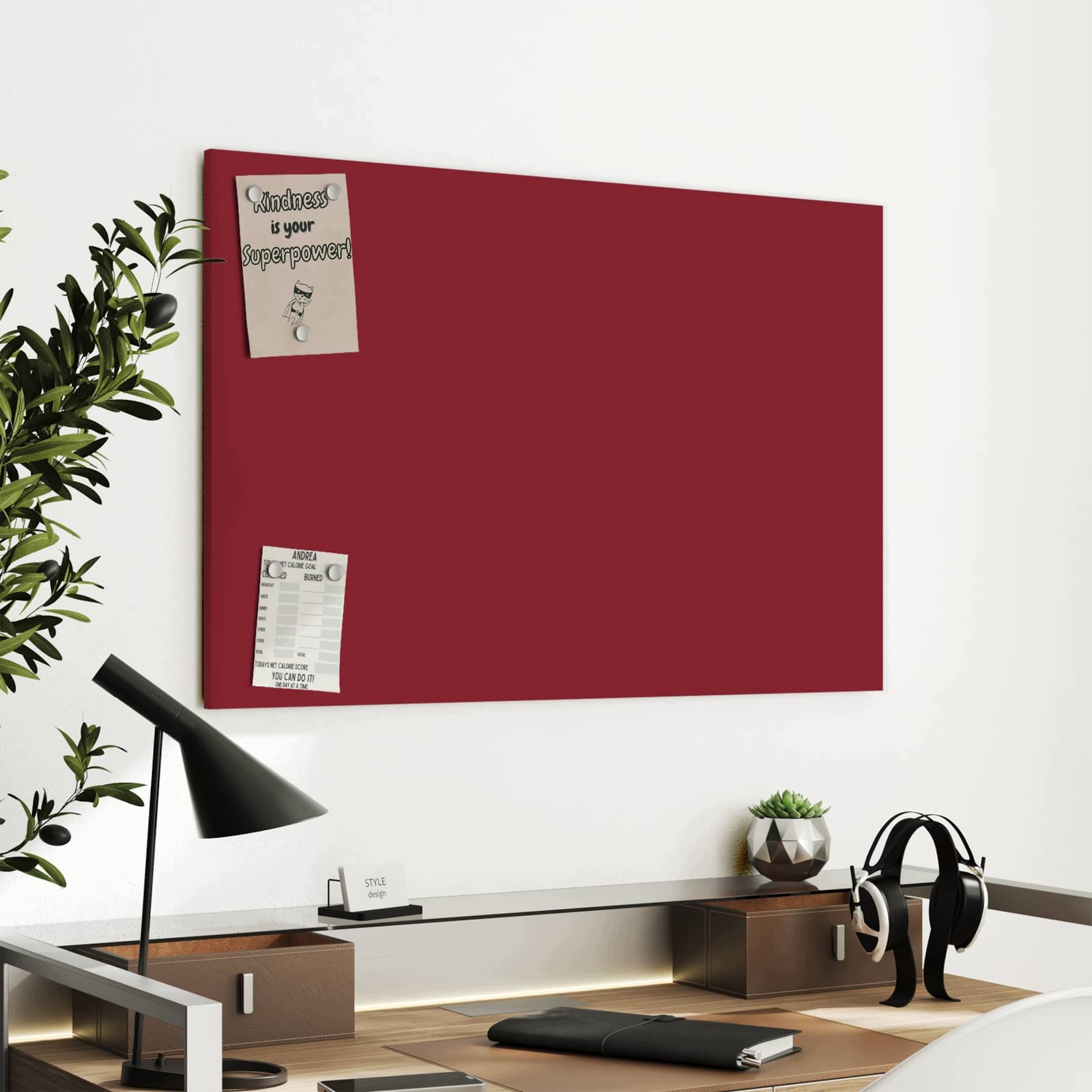Magnetická tabule – obraz na zeď Vínové pozadí II | 90 × 60 cm