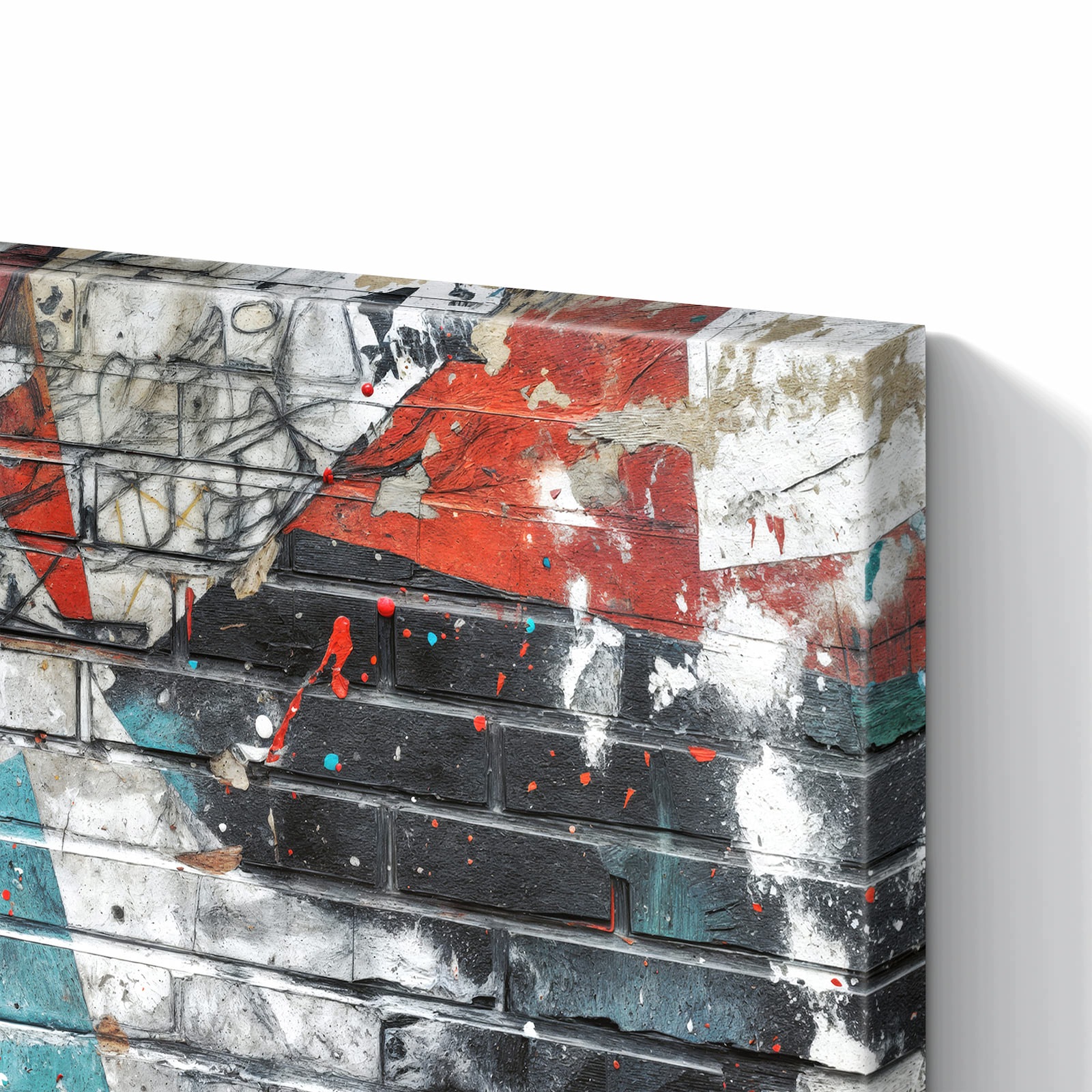 Magnetická tabule – obraz na zeď Graffiti zeď | 90 × 60 cm