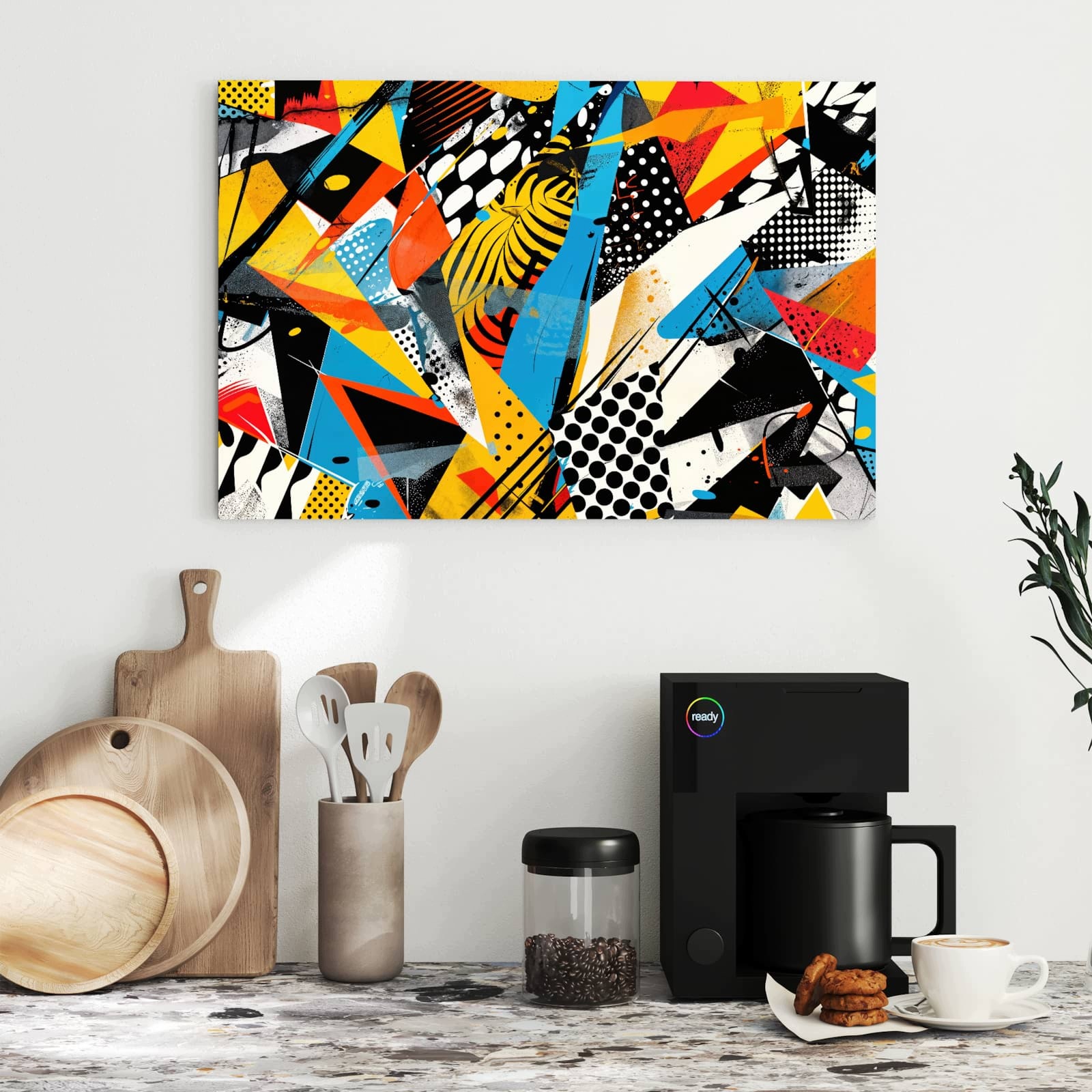 Magnetická tabule – obraz na zeď Abstraktní umělecké dílo | 60 × 40 cm