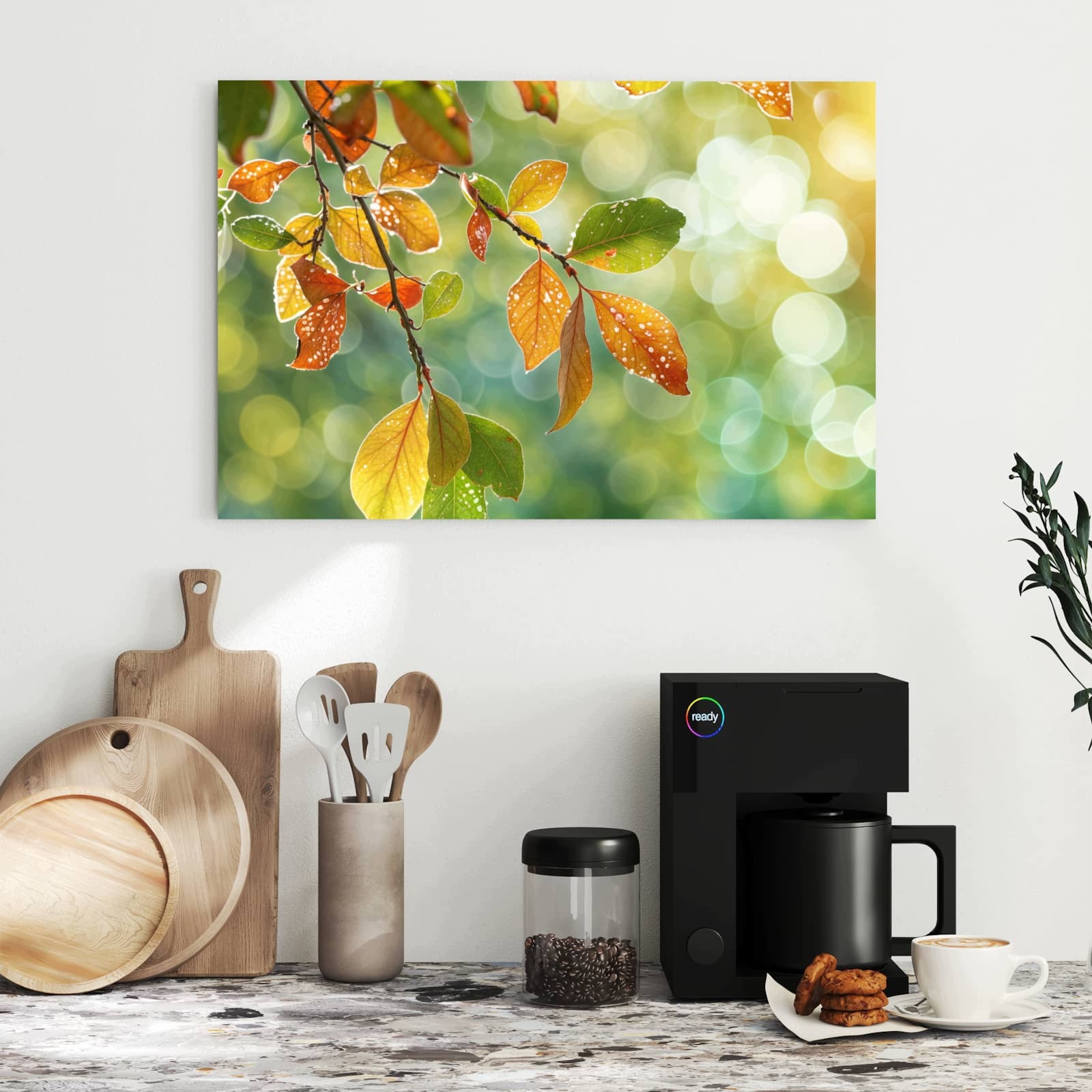 Magnetická tabule – obraz na zeď Podzimní altán – hra světel | 60 × 40 cm
