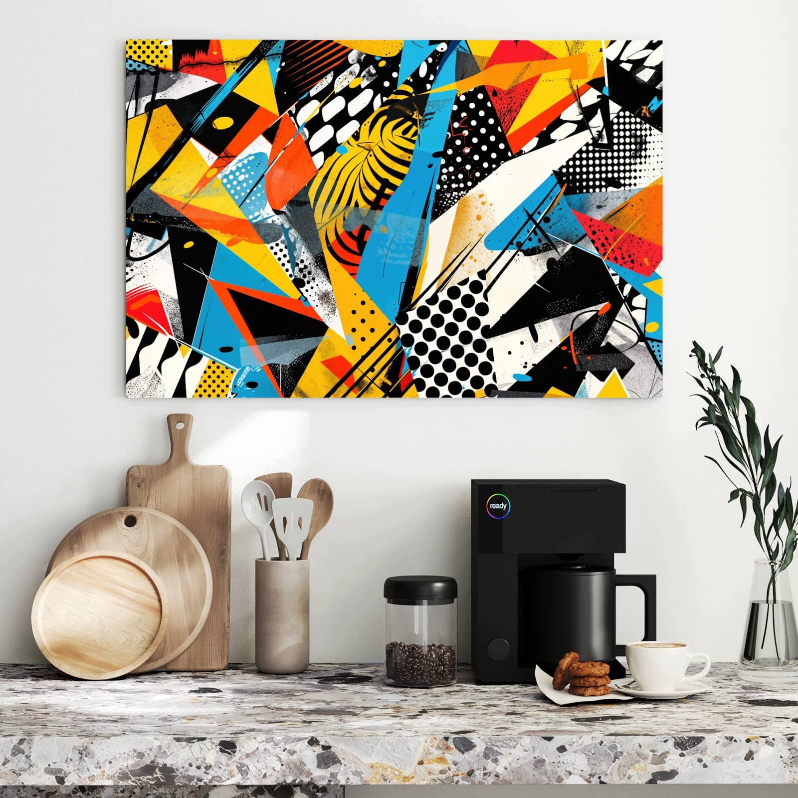 Magnetická tabule – obraz na zeď Abstraktní umělecké dílo | 90 × 60 cm