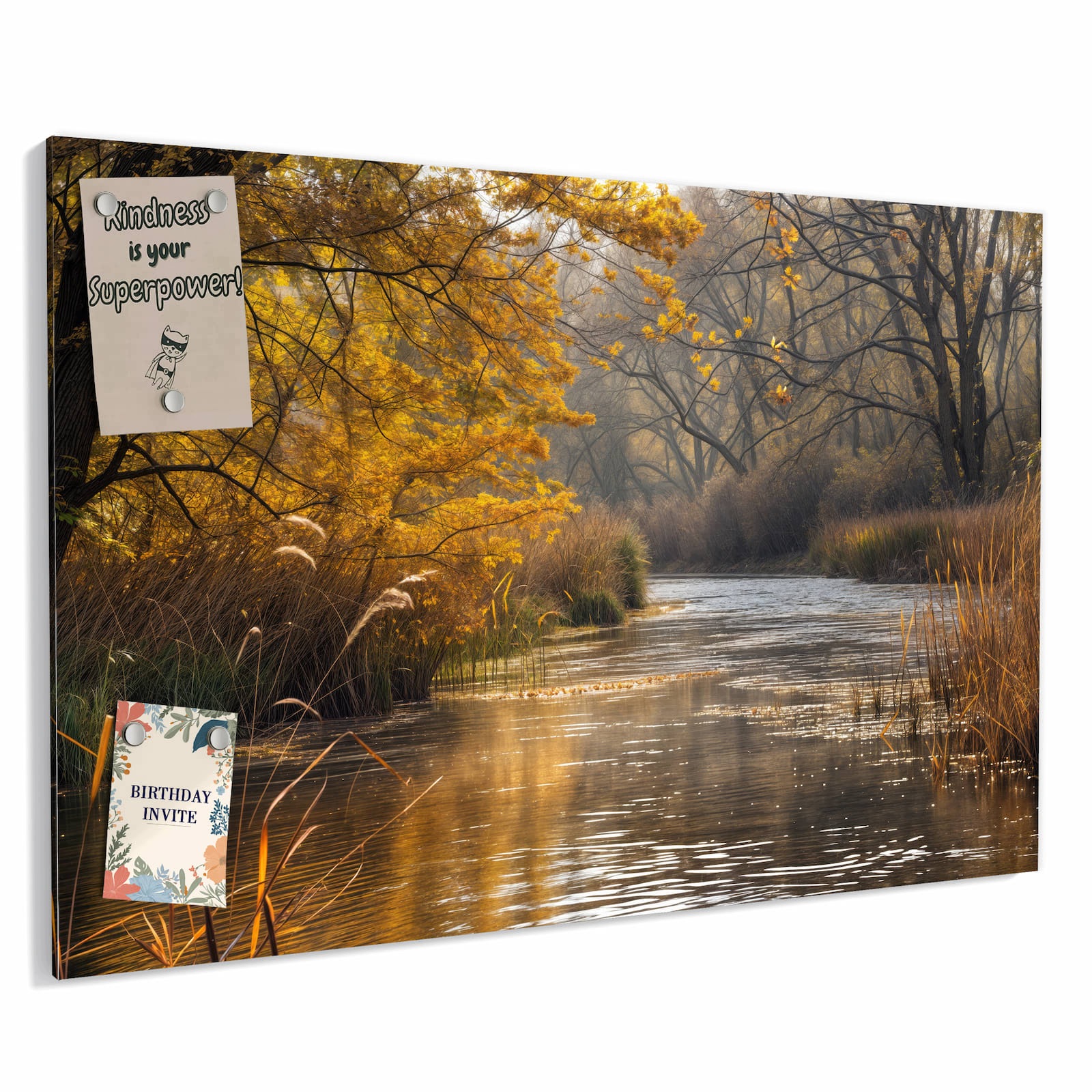 Magnetická tabule – obraz na zeď Podzimní pobřeží | 60 × 40 cm