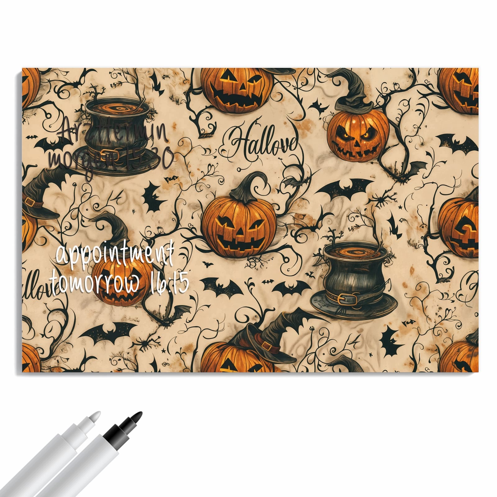 Magnetická tabule – obraz na zeď Halloween dýně | 60 × 40 cm