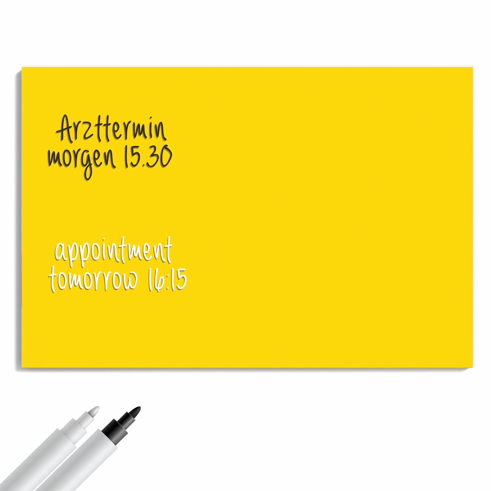 Magnetická tabule – obraz na zeď Oranžové pozadí III | 90 × 60 cm