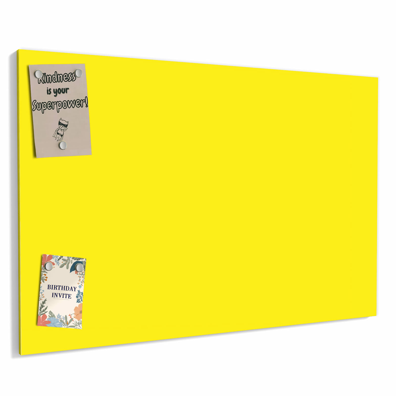 Magnetická tabule – obraz na zeď Žluté pozadí I | 60 × 40 cm