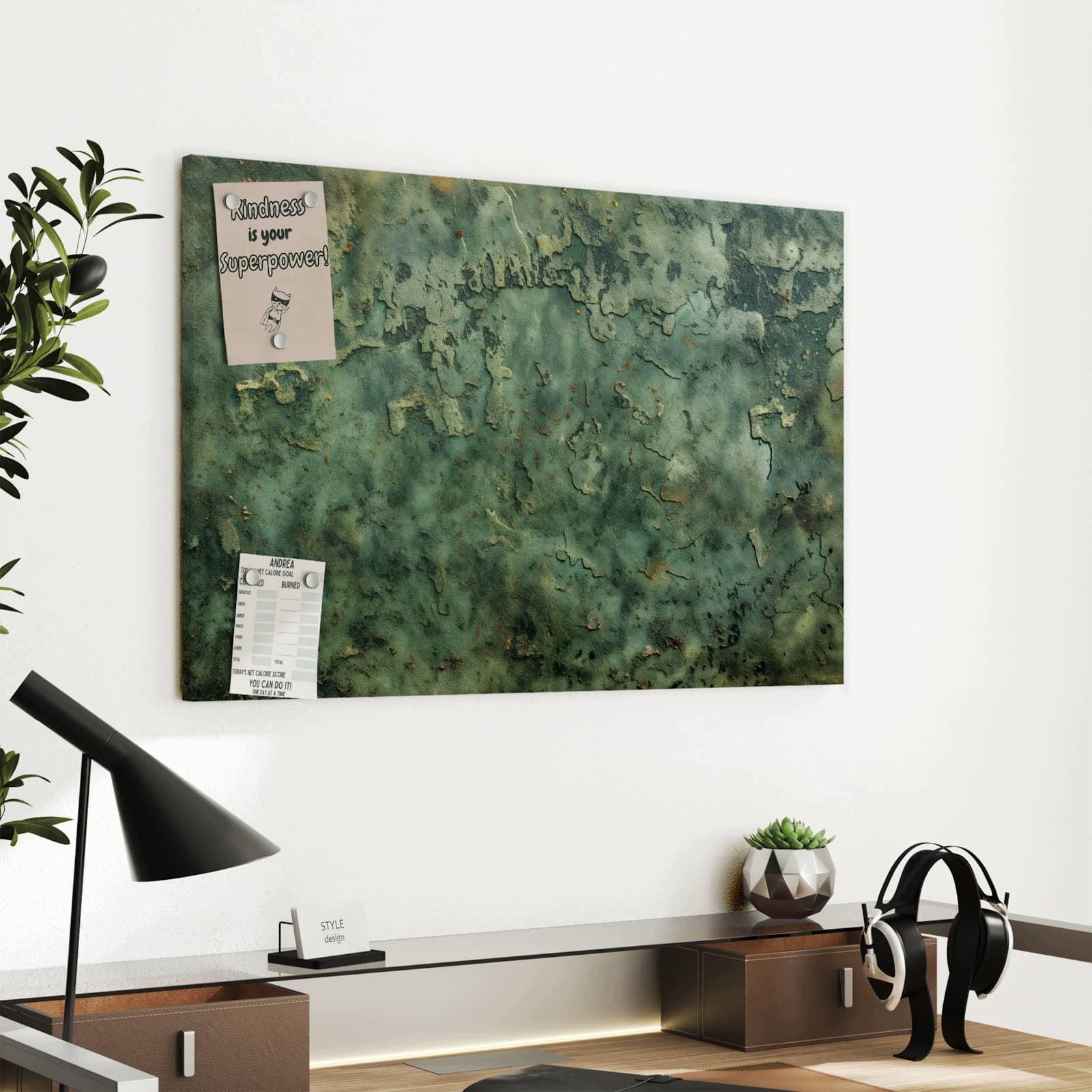 Magnetická tabule – obraz na zeď Zvětralá textura | 60 × 40 cm