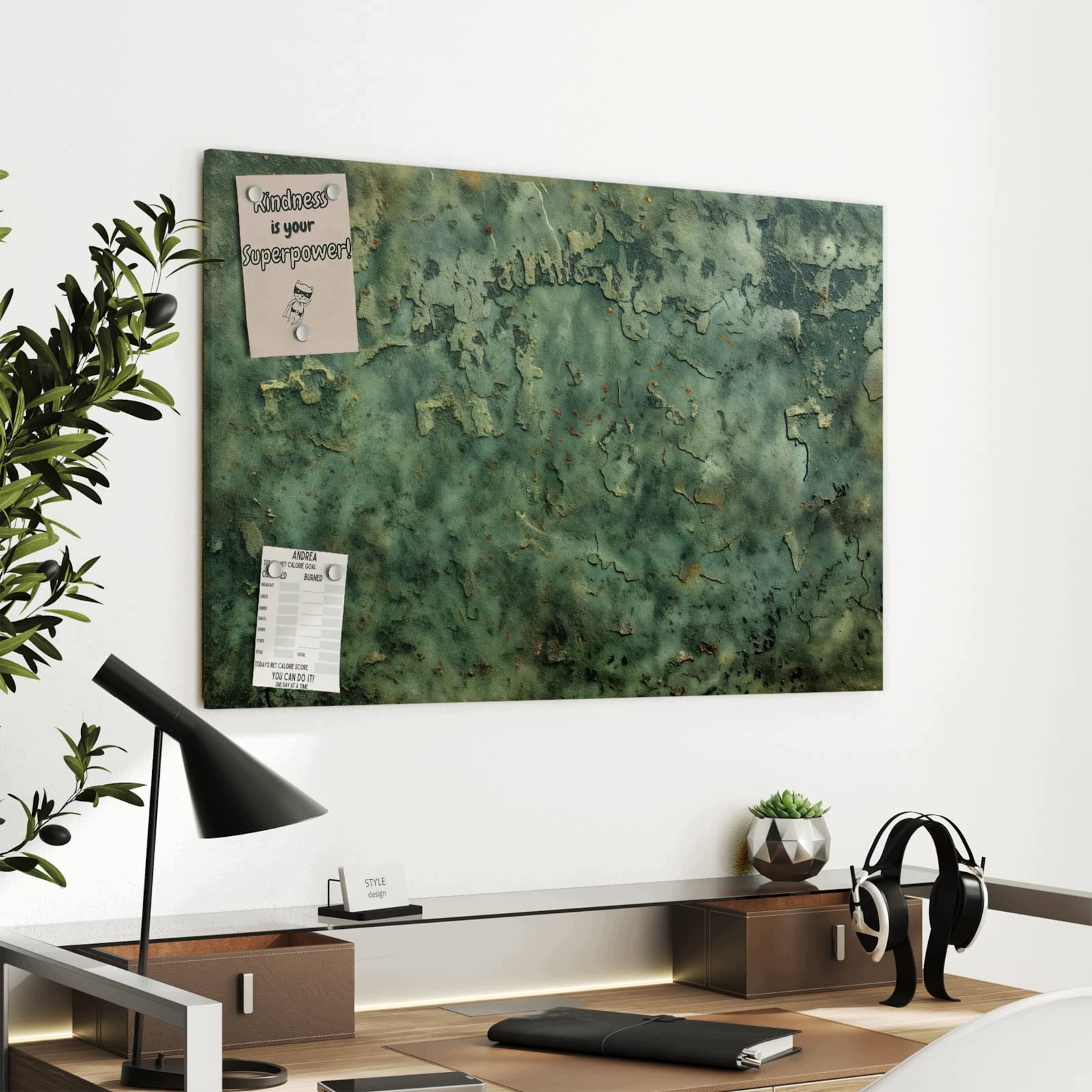 Magnetická tabule – obraz na zeď Zvětralá textura | 90 × 60 cm