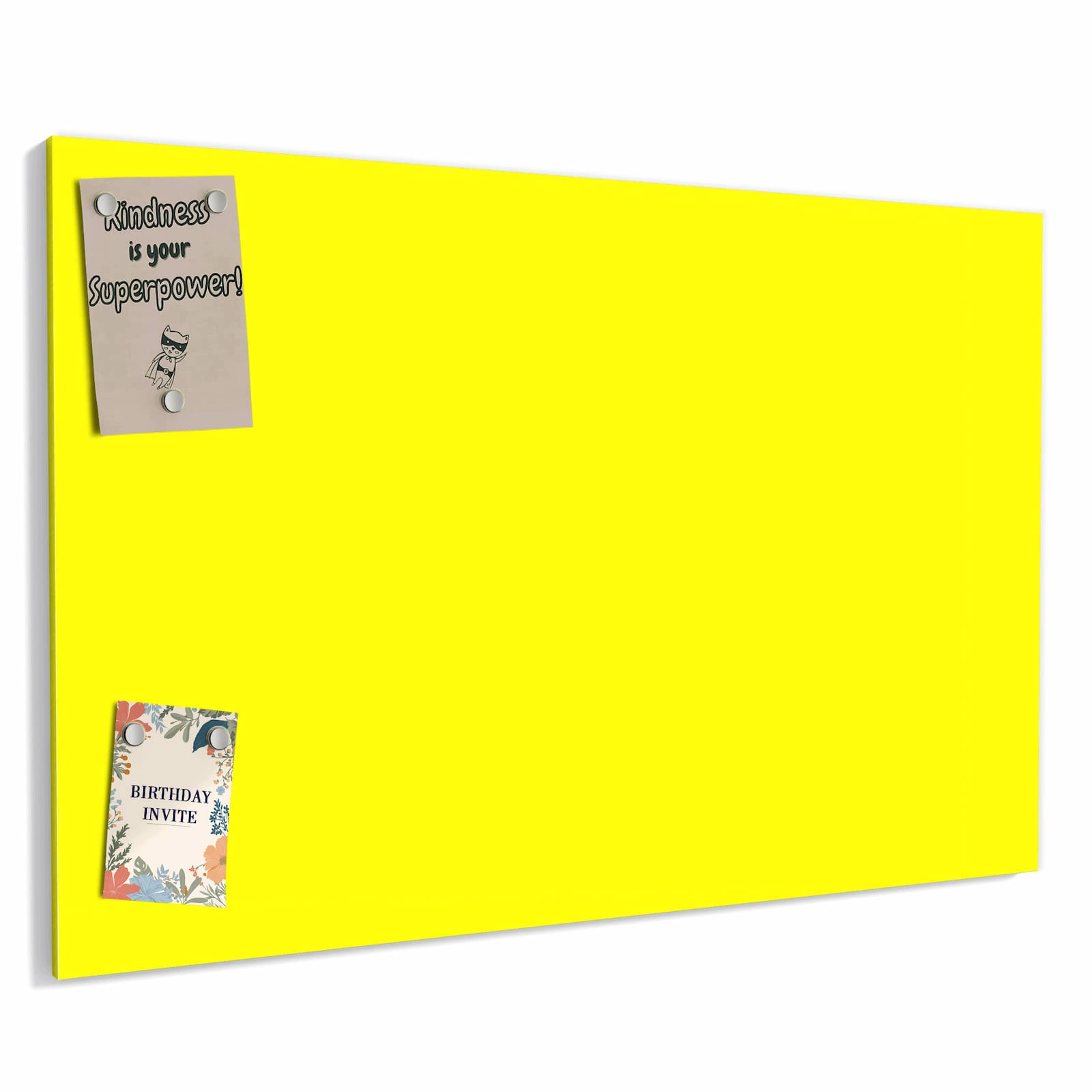 Magnetická tabule – obraz na zeď Žluté pozadí II | 60 × 40 cm