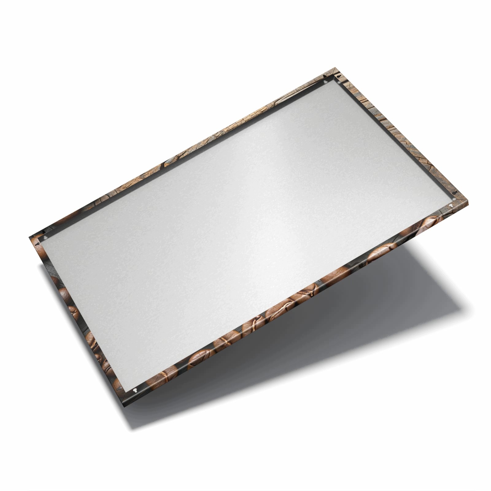 Magnetická tabule – obraz na zeď Zrnka kávy na dřevě – motiv 2 | 60 × 40 cm