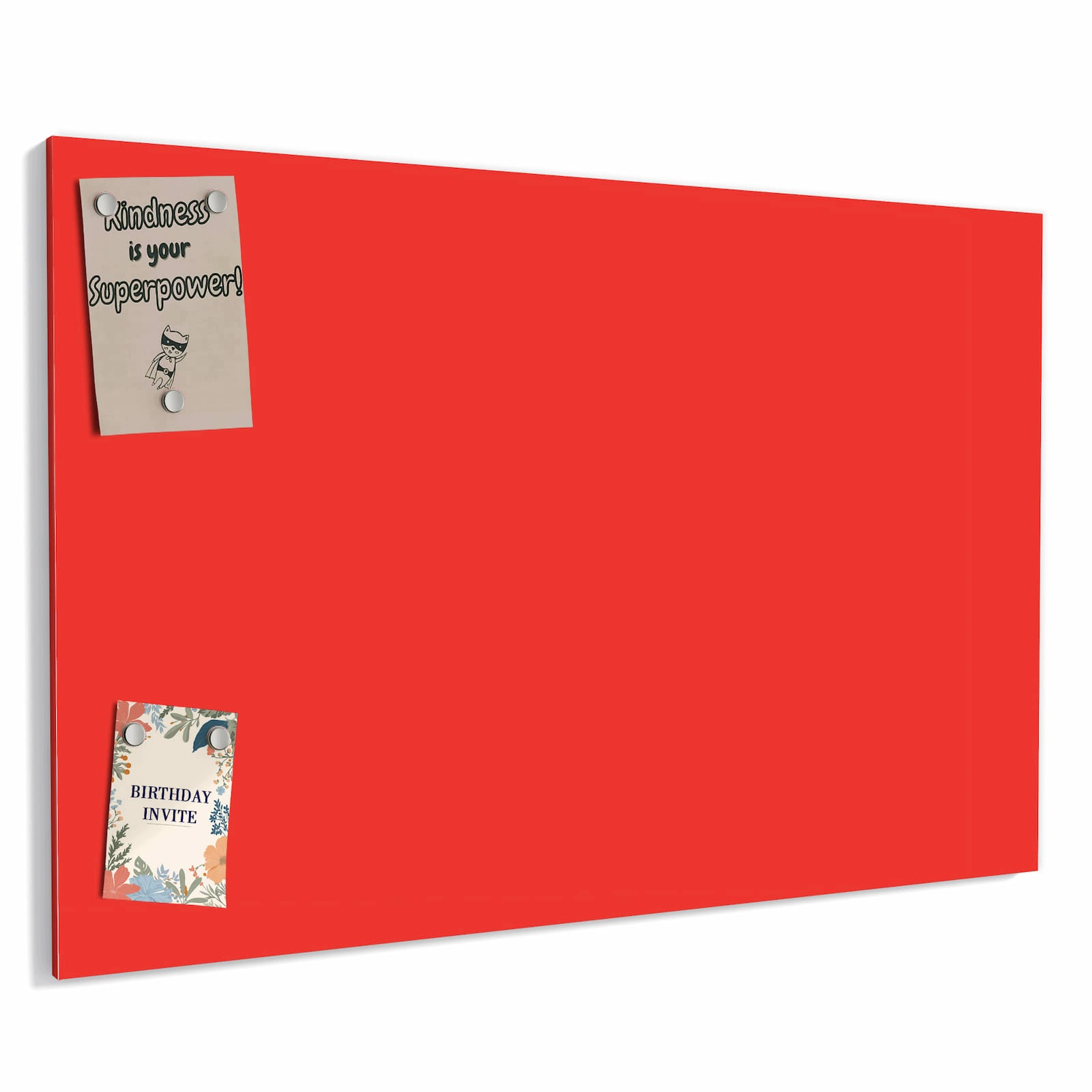 Magnetická tabule – obraz na zeď Červené pozadí I | 90 × 60 cm