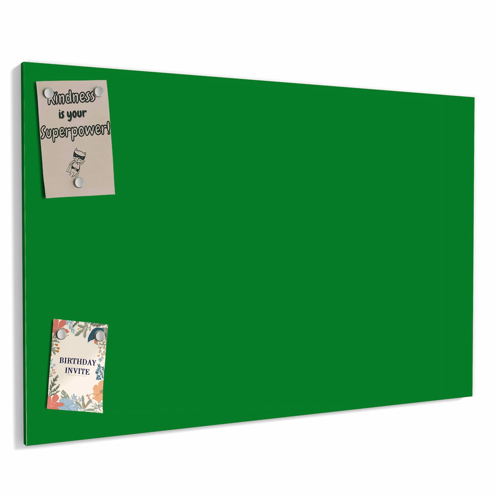 Magnetická tabule – obraz na zeď Zelené pozadí II | 90 × 60 cm