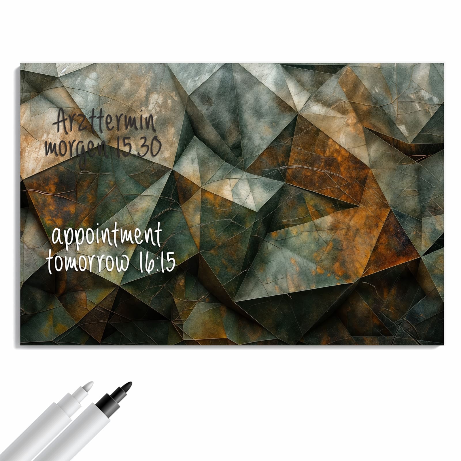 Magnetická tabule – obraz na zeď Geometrické abstrakce | 60 × 40 cm