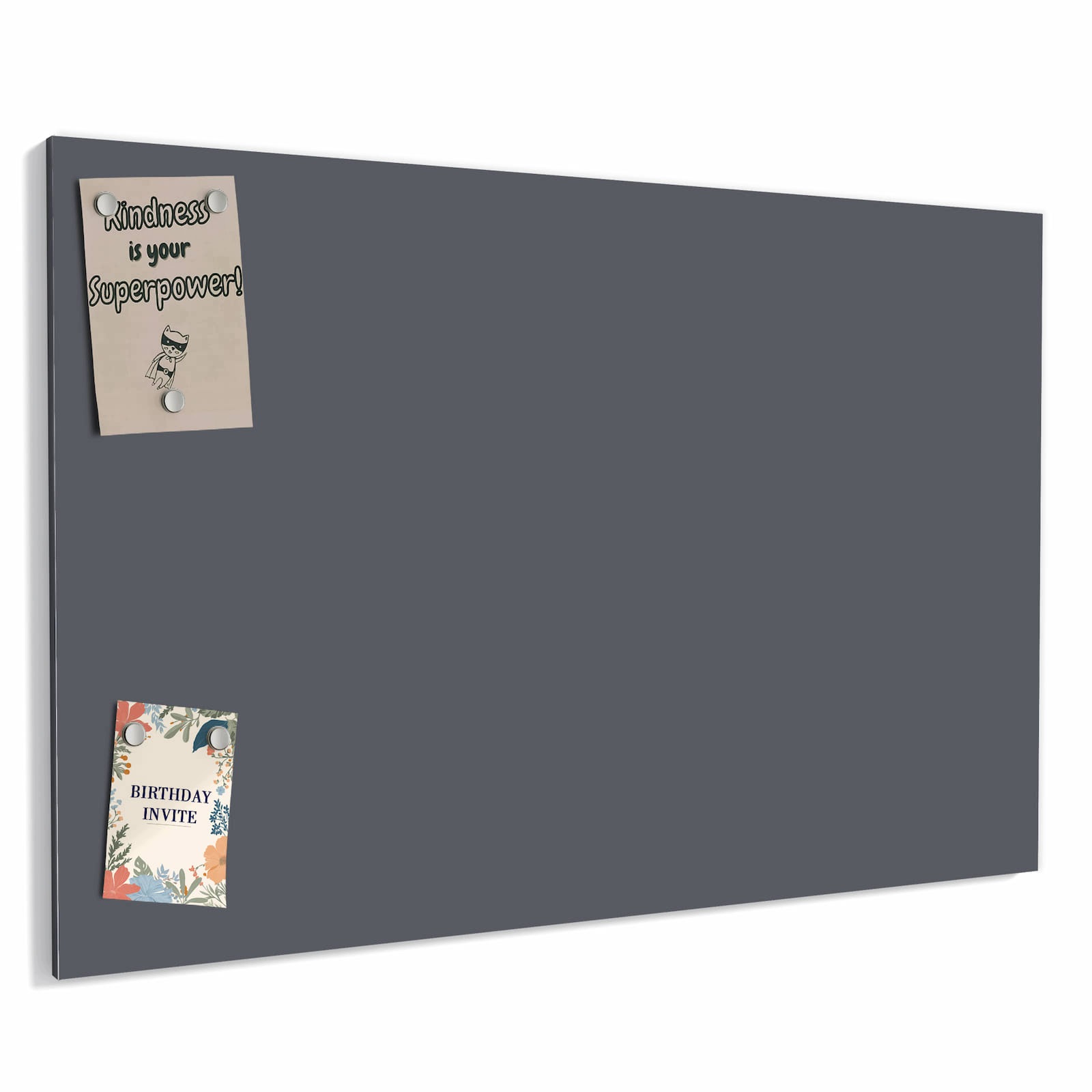 Magnetická tabule – obraz na zeď Tmavěšedé pozadí | 60 × 40 cm
