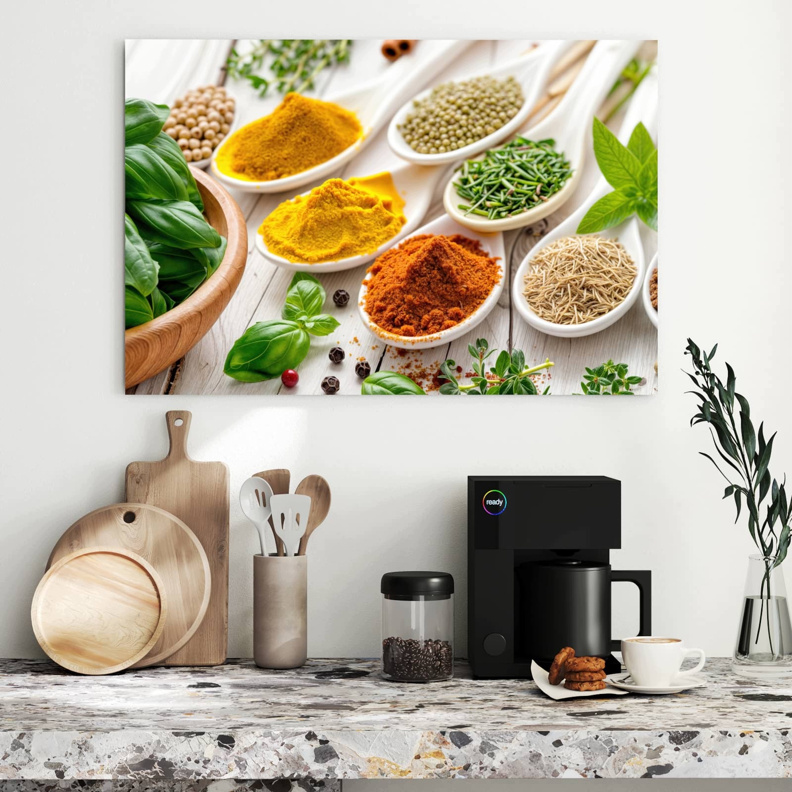 Magnetická tabule – obraz na zeď Bohaté koření | 90 × 60 cm