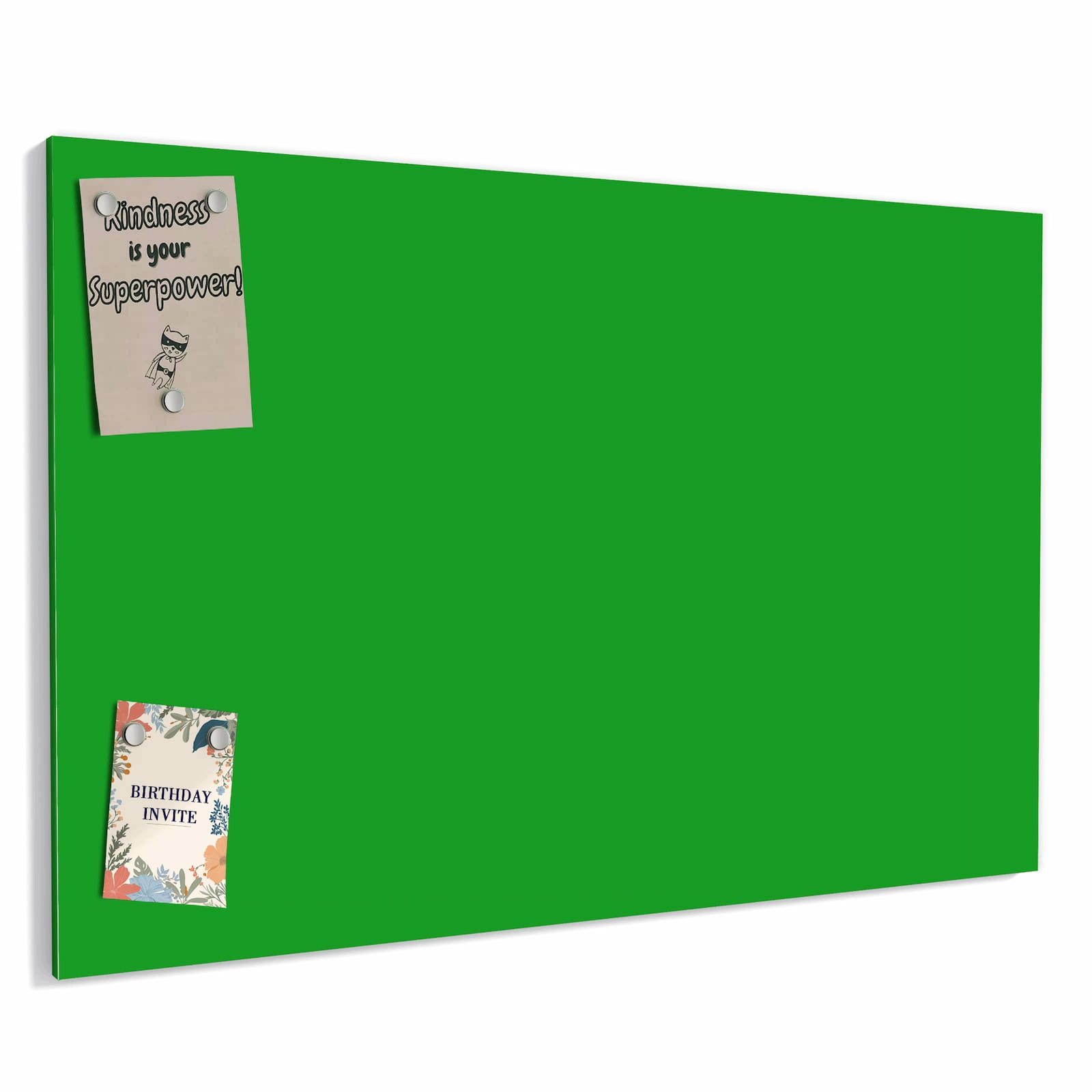 Magnetická tabule – obraz na zeď Trávově zelené pozadí | 90 × 60 cm