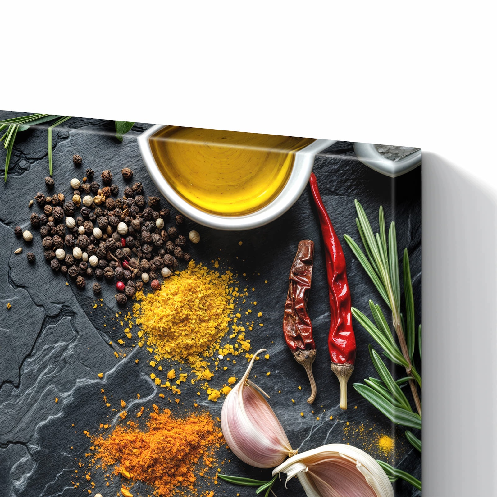 Magnetická tabule – obraz na zeď Kuchyňské ingredience – motiv 2 | 90 × 60 cm