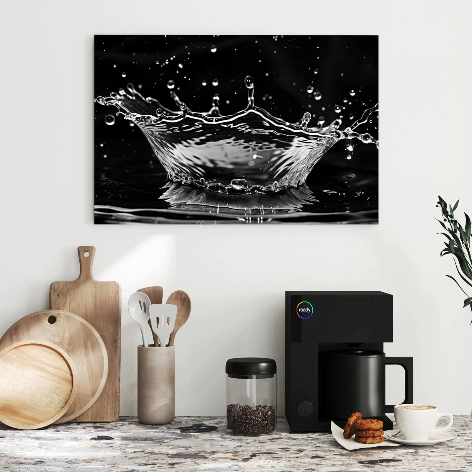 Magnetická tabule – obraz na zeď Jemné cákance vody | 60 × 40 cm