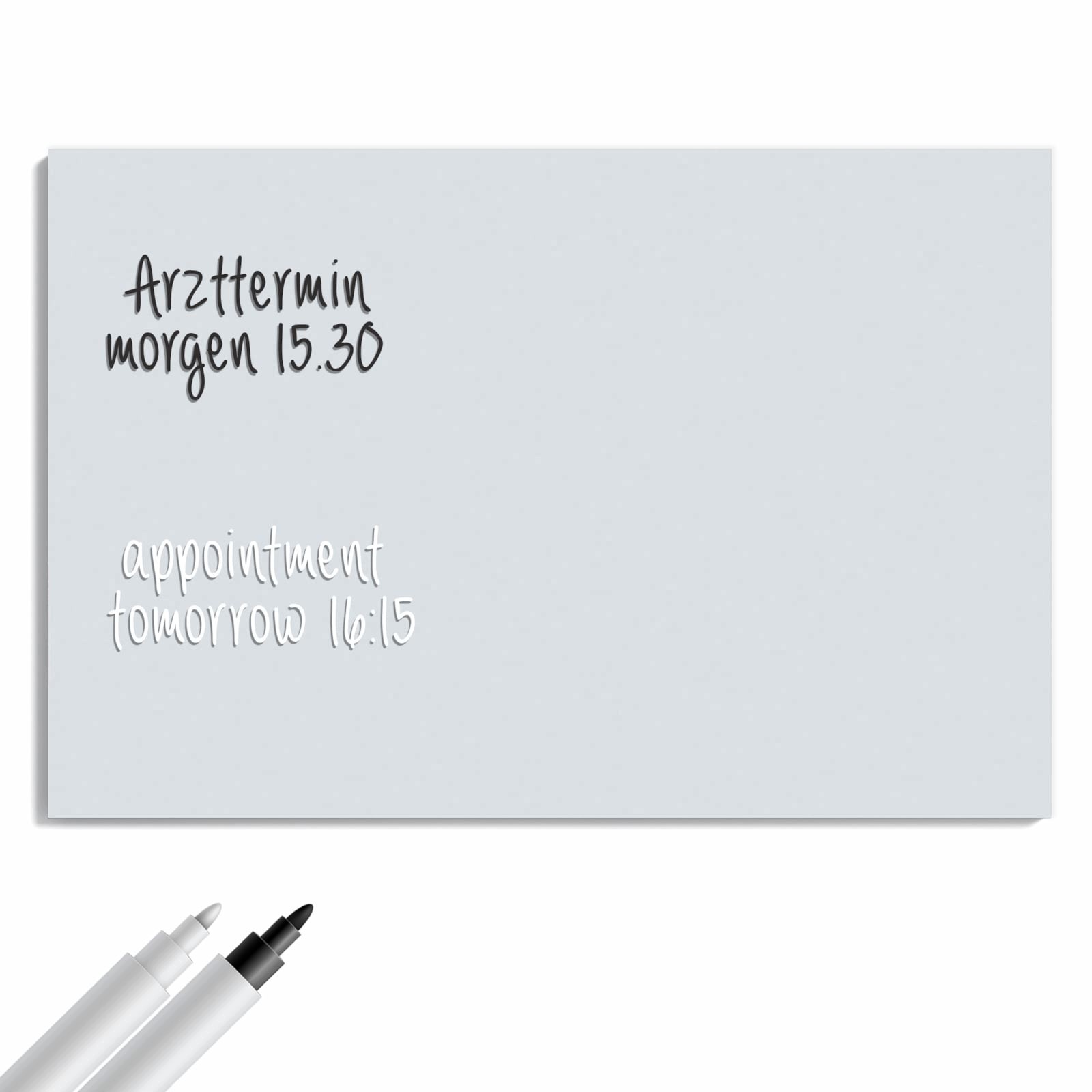 Magnetická tabule – obraz na zeď Světlošedé pozadí | 60 × 40 cm