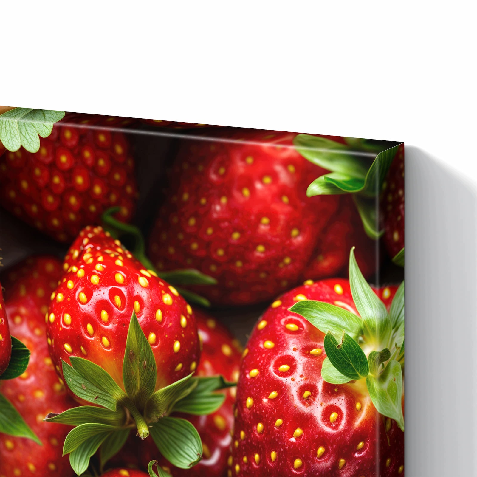 Magnetická tabule – obraz na zeď Čerstvé jahody | 90 × 60 cm