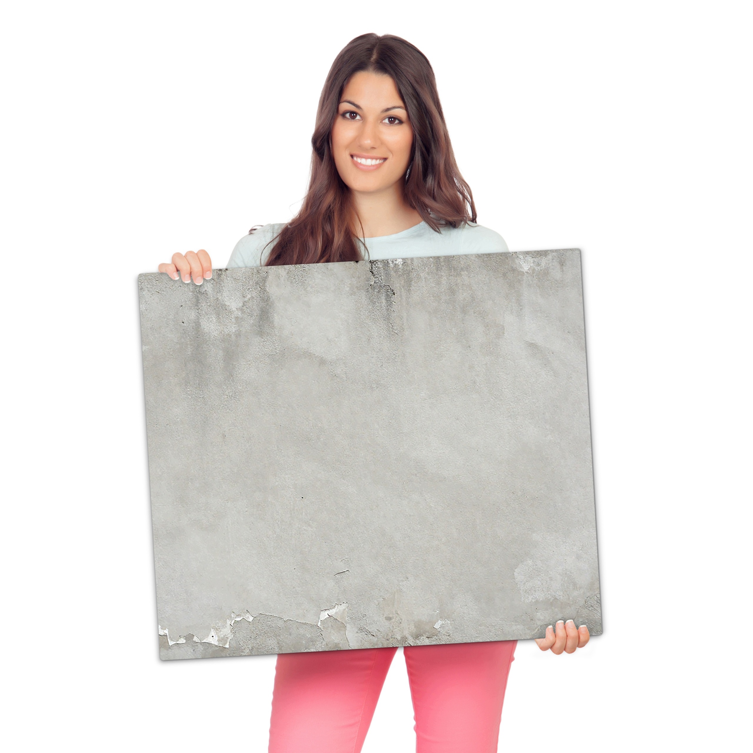 Skleněná ochranná deska za sporák a linku – Beton | 60 × 52 cm