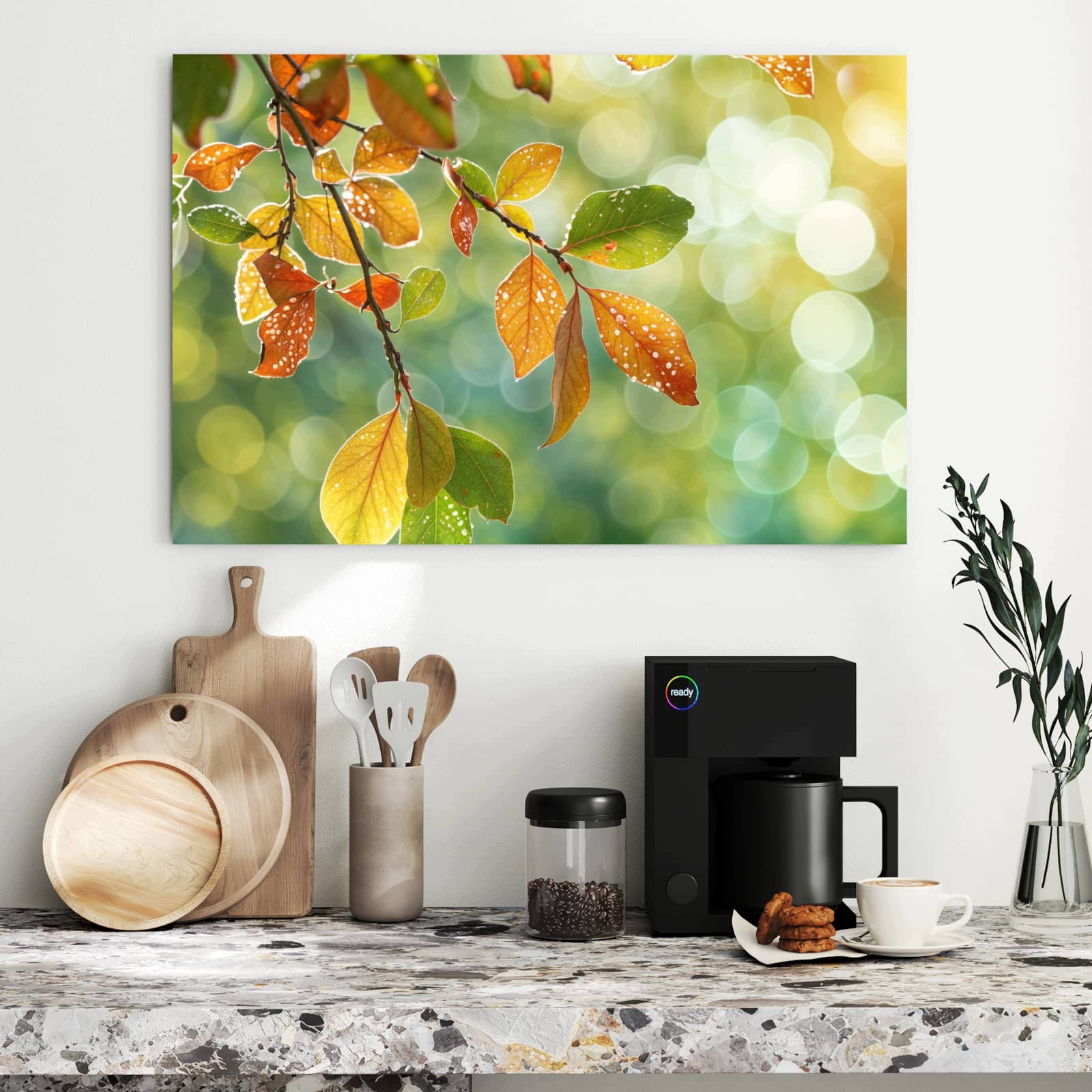 Magnetická tabule – obraz na zeď Podzimní altán – hra světel | 90 × 60 cm