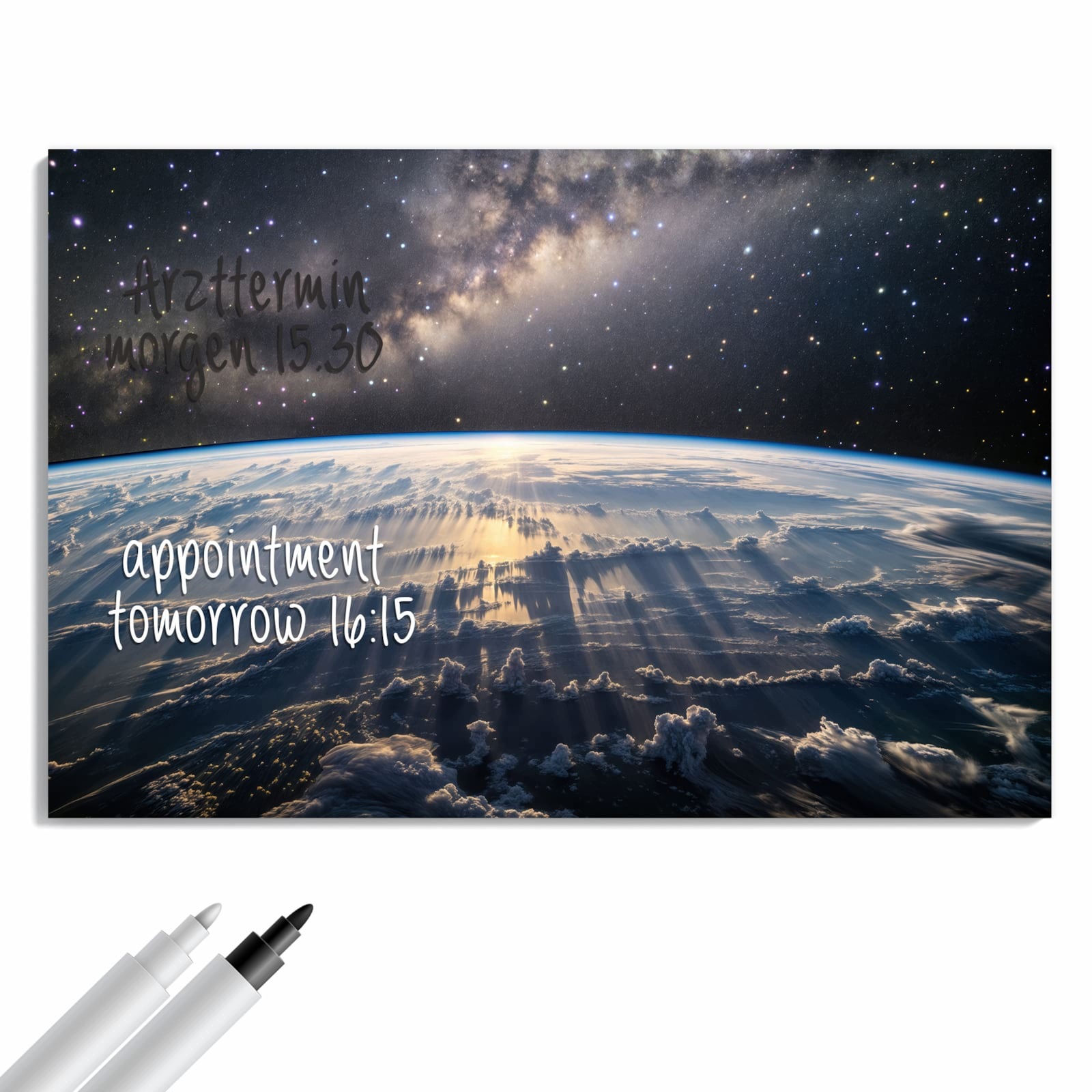 Magnetická tabule – obraz na zeď Vesmírný východ slunce | 60 × 40 cm