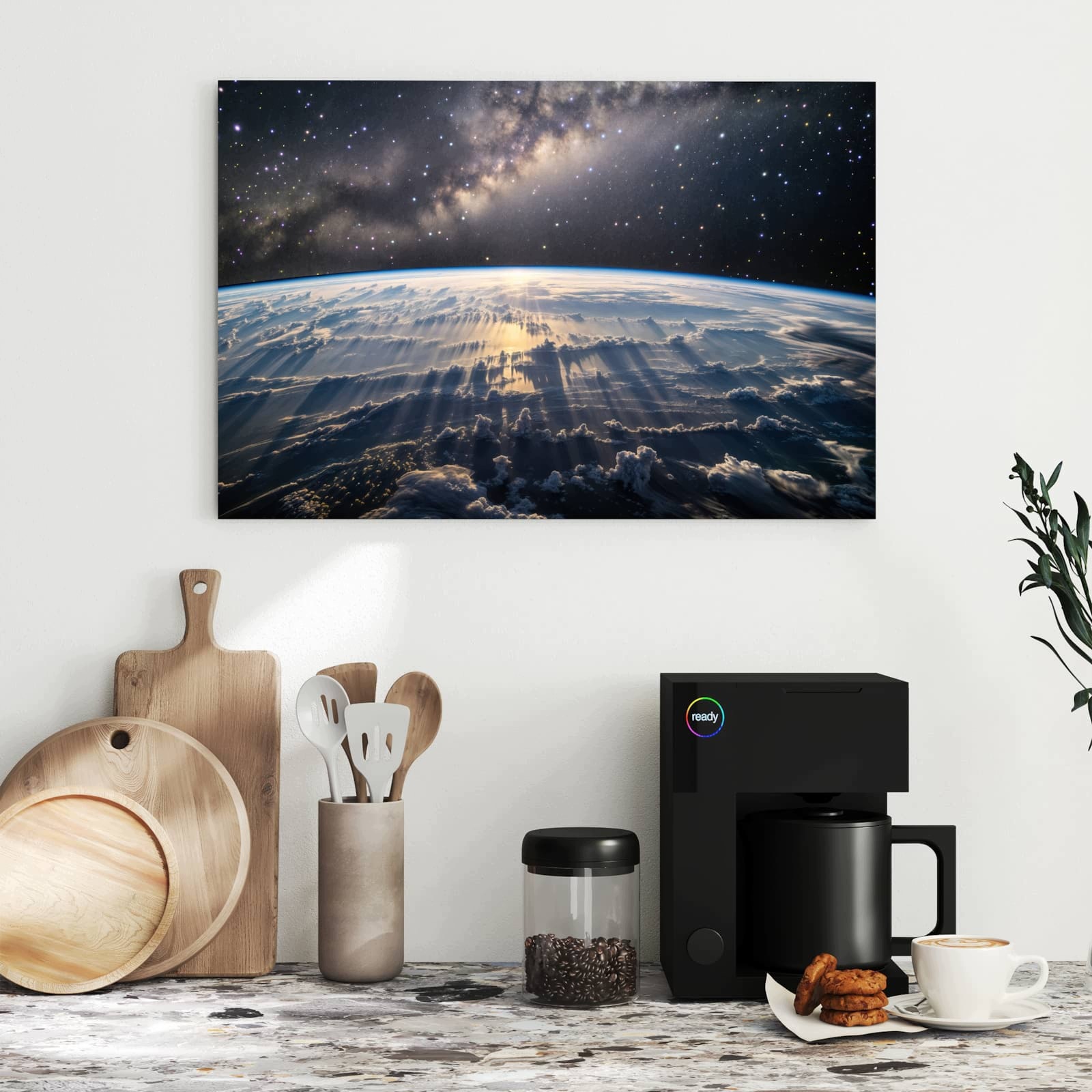 Magnetická tabule – obraz na zeď Vesmírný východ slunce | 60 × 40 cm