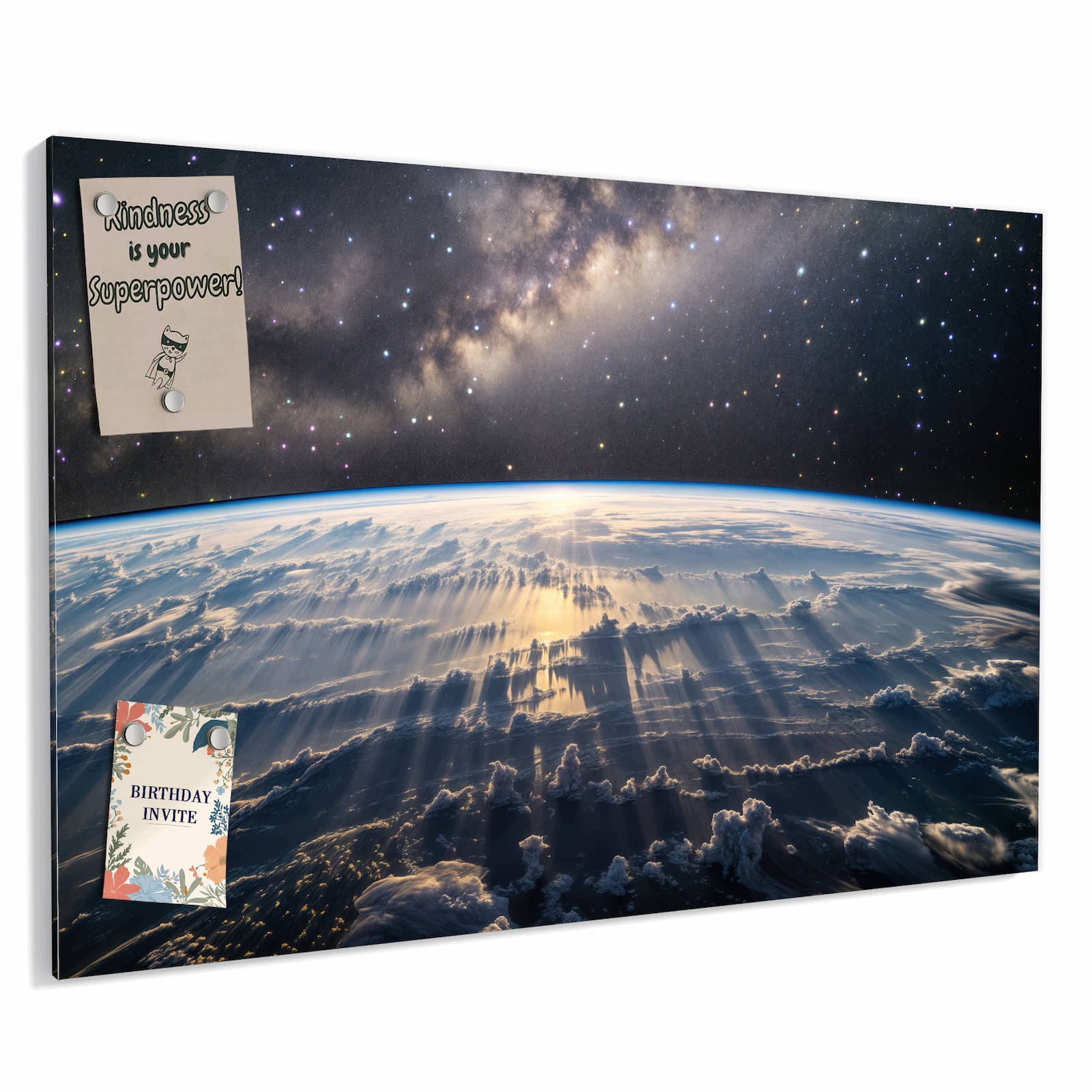 Magnetická tabule – obraz na zeď Vesmírný východ slunce | 60 × 40 cm