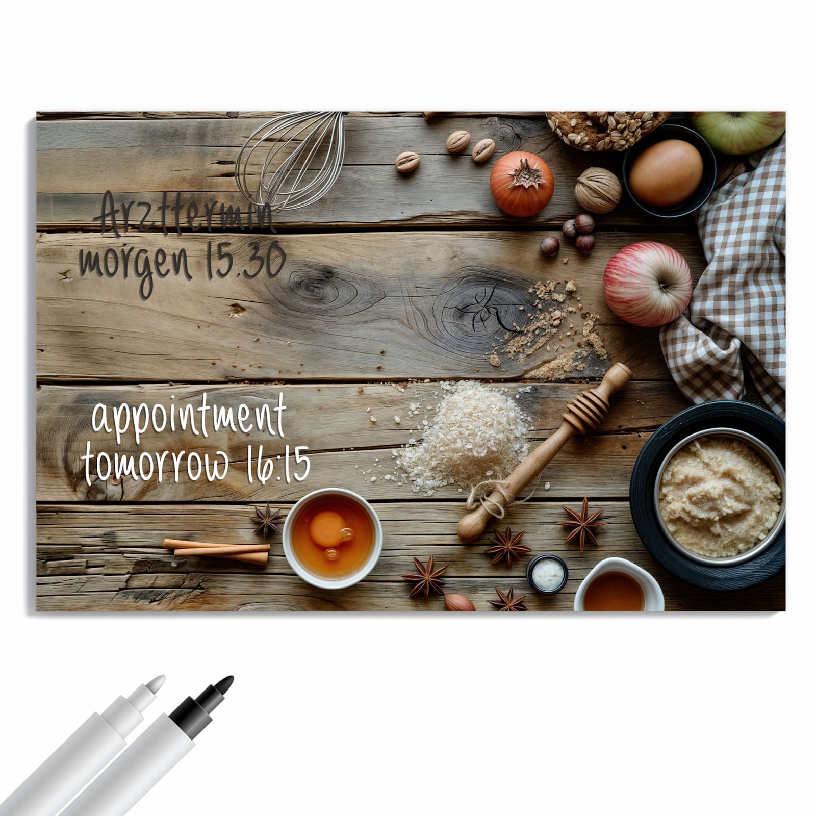 Magnetická tabule – obraz na zeď Podzimní doplňky do pečení | 90 × 60 cm
