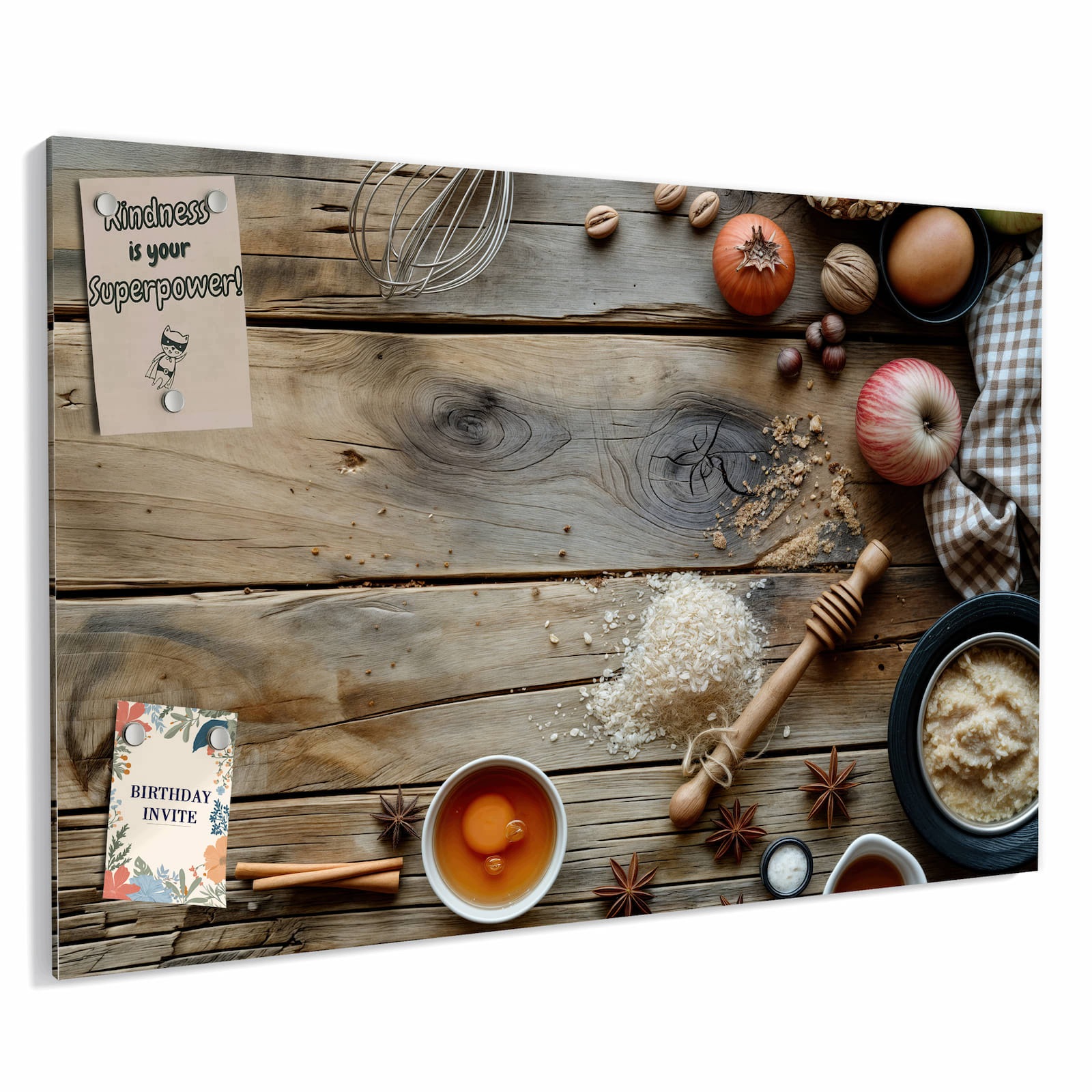 Magnetická tabule – obraz na zeď Podzimní doplňky do pečení | 90 × 60 cm