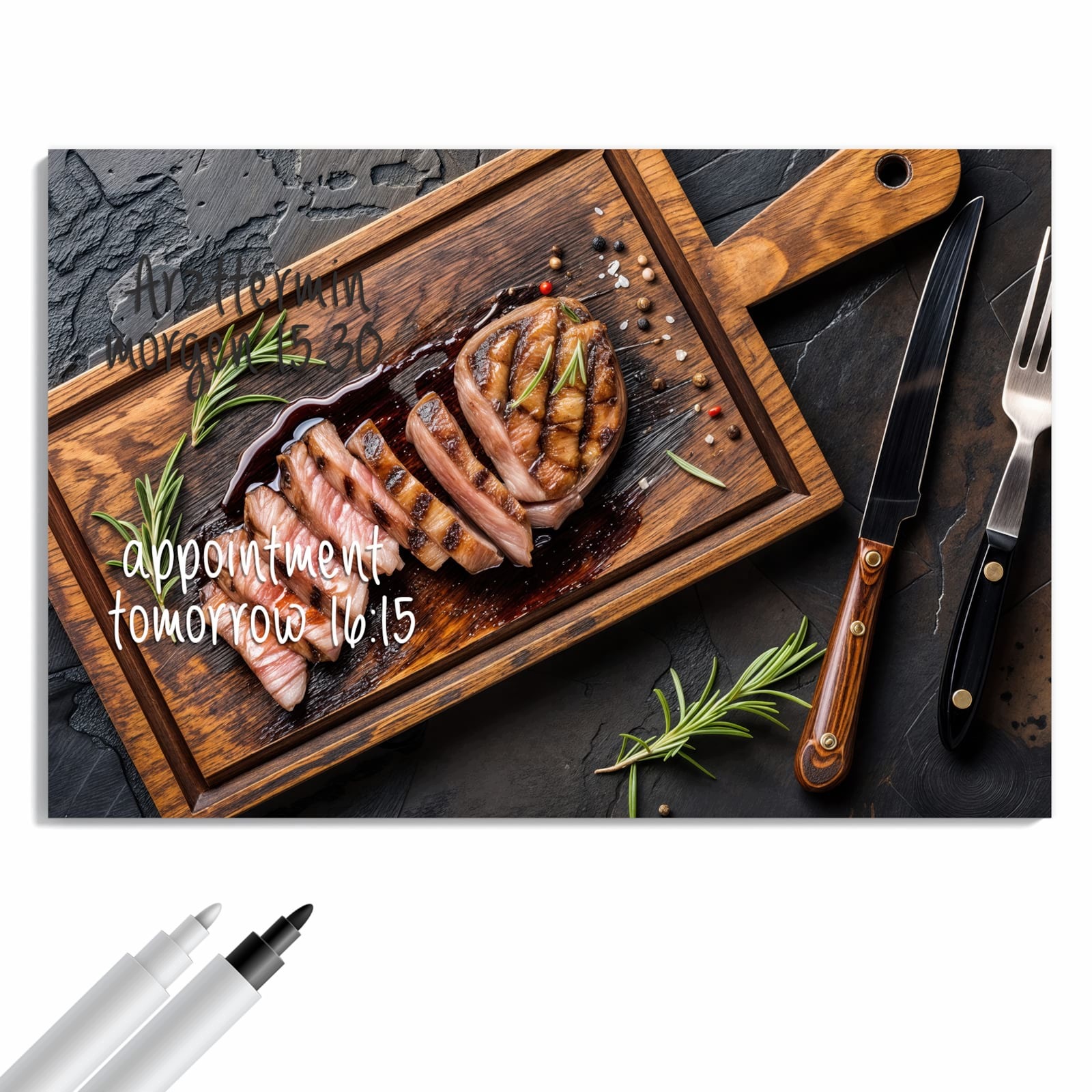 Magnetická tabule – obraz na zeď Prkno do servírování masa | 60 × 40 cm