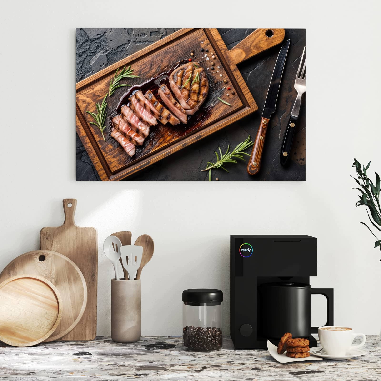 Magnetická tabule – obraz na zeď Prkno do servírování masa | 60 × 40 cm