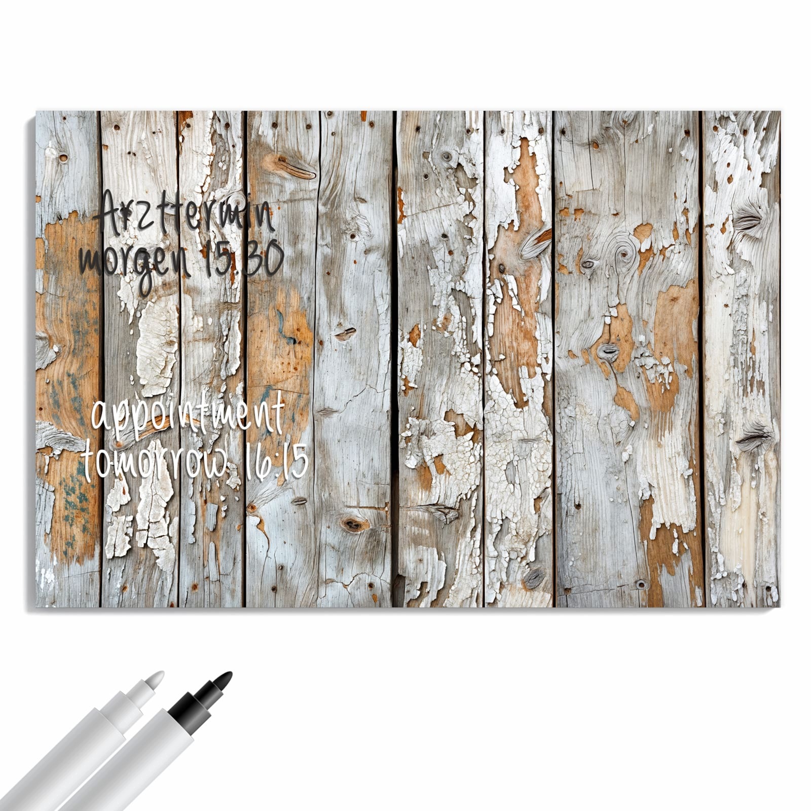 Magnetická tabule – obraz na zeď Zvětralé dřevo | 60 × 40 cm
