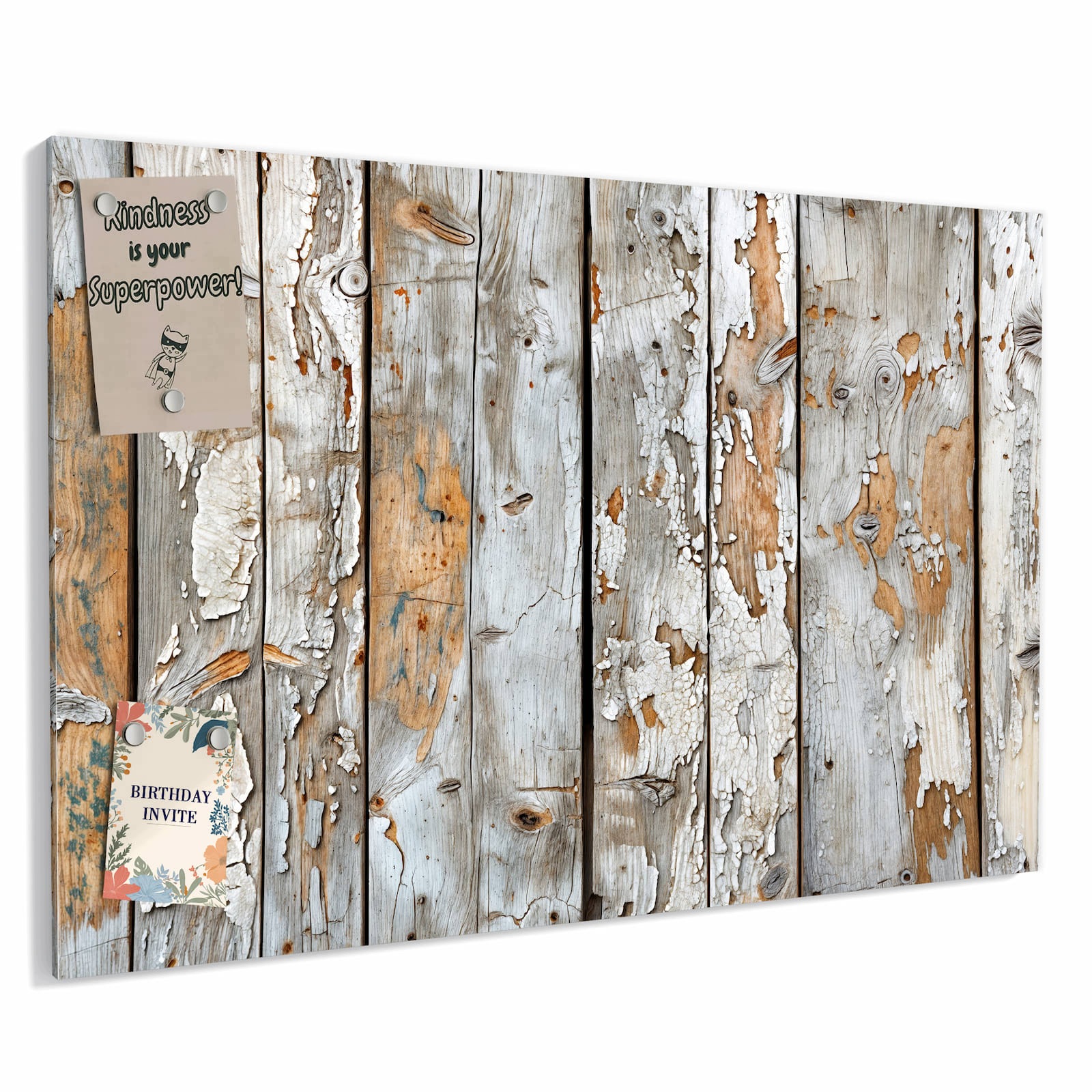 Magnetická tabule – obraz na zeď Zvětralé dřevo | 90 × 60 cm