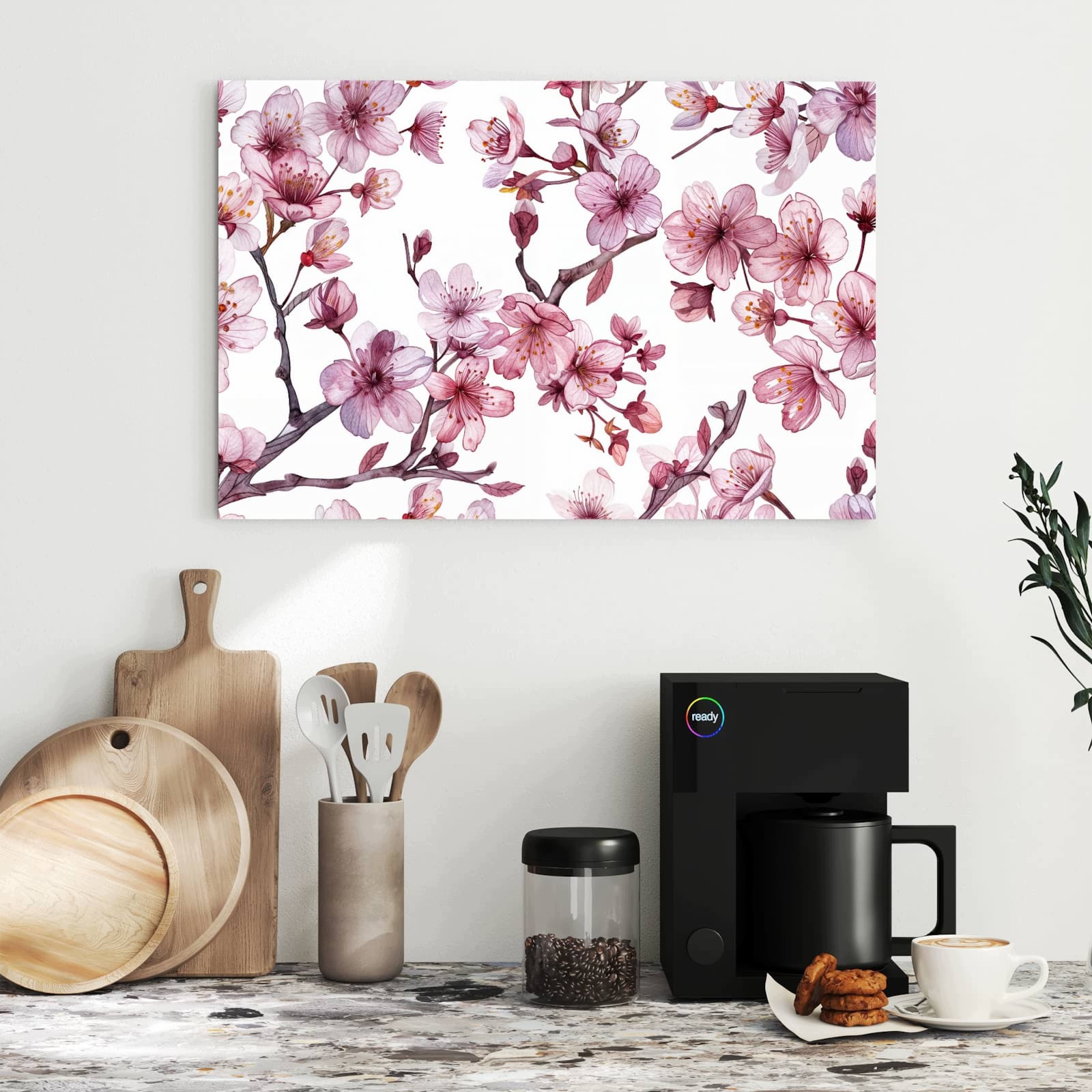 Magnetická tabule – obraz na zeď Moře květin – motiv 2 | 60 × 40 cm