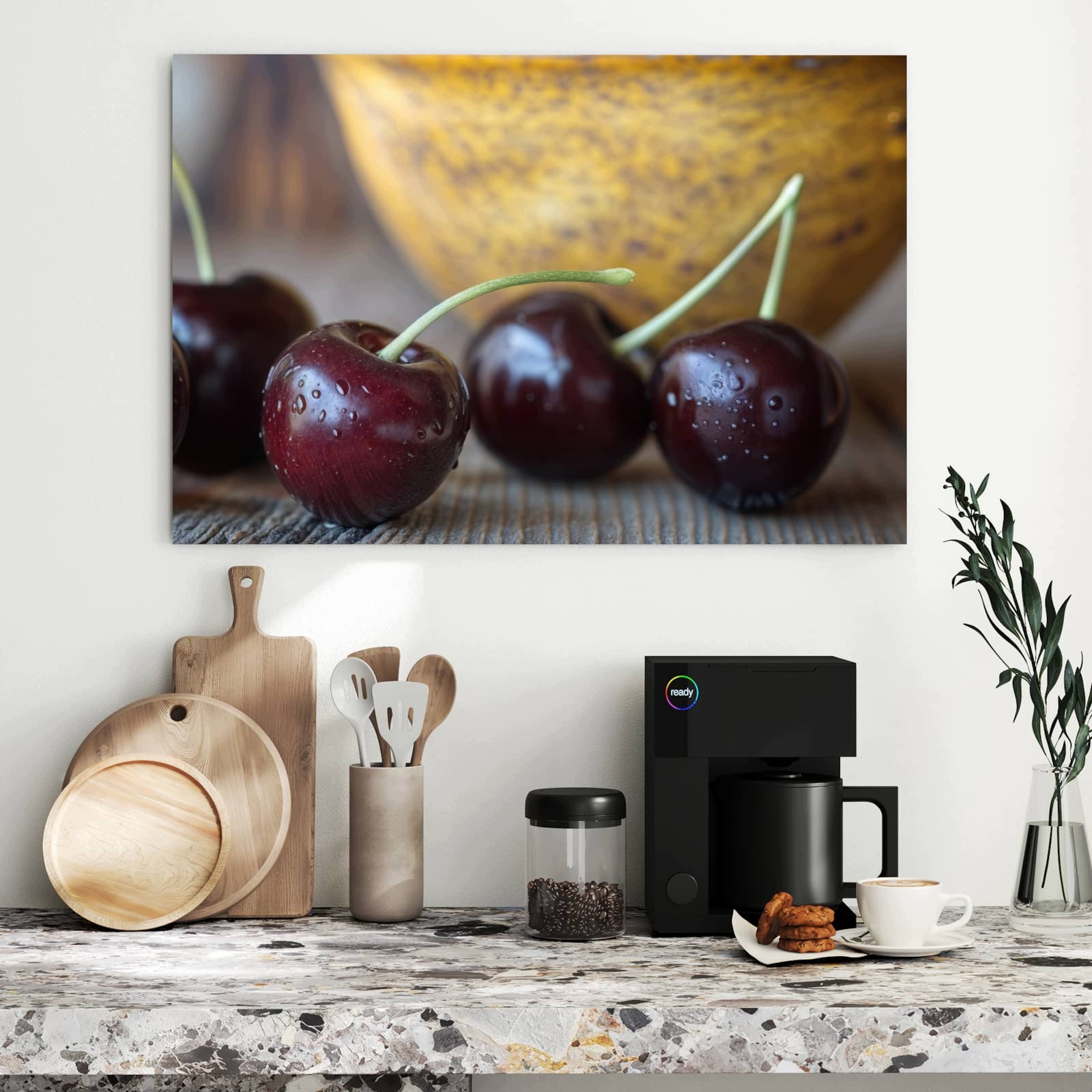 Magnetická tabule – obraz na zeď Sladké třešně | 90 × 60 cm