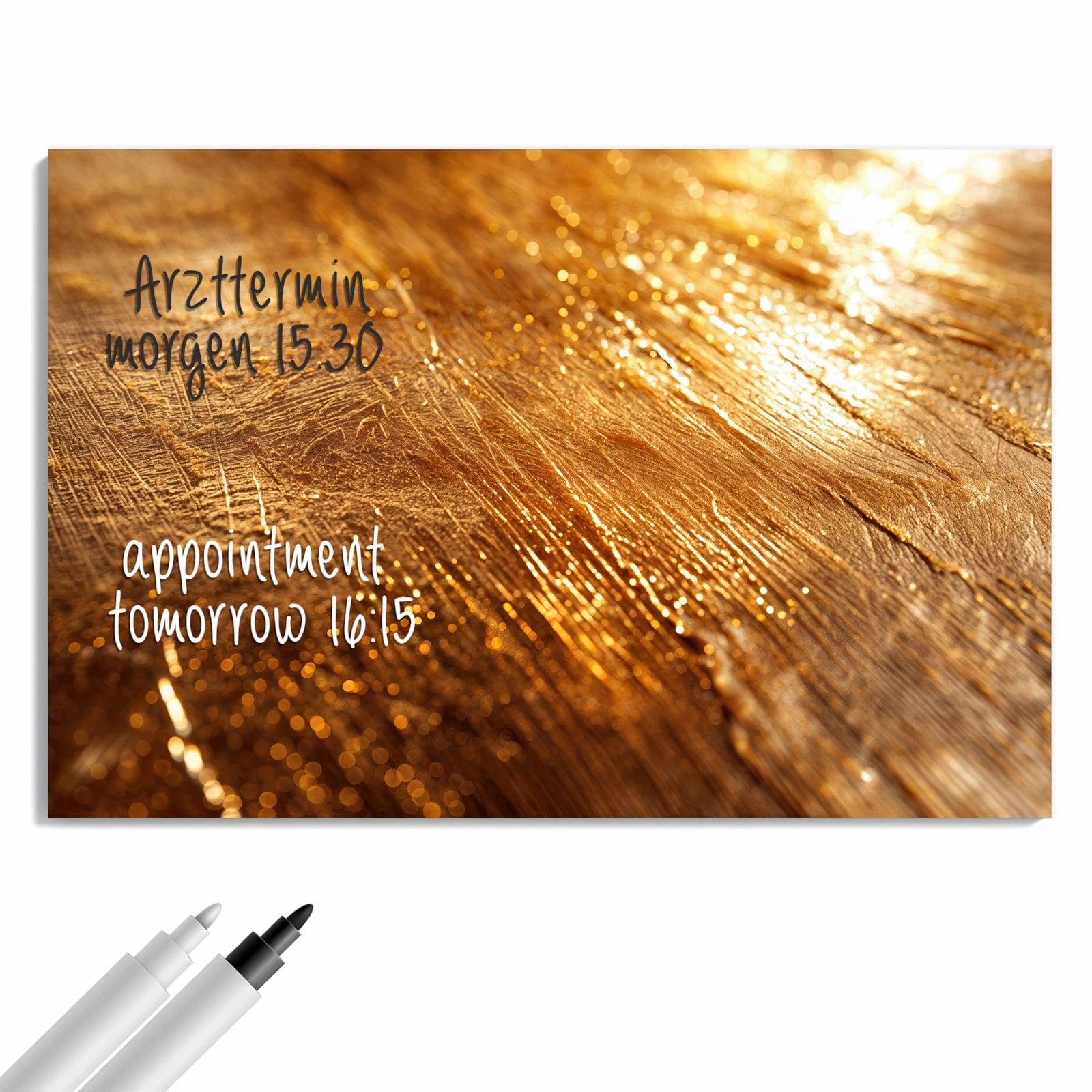 Magnetická tabule – obraz na zeď Zlatá textura – motiv 1 | 90 × 60 cm