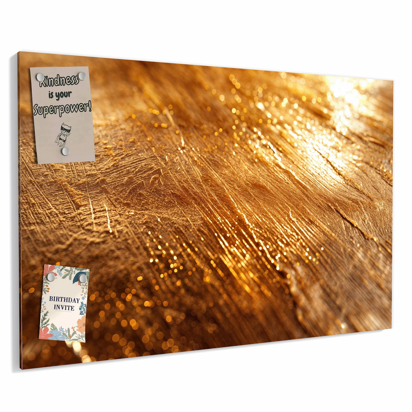 Magnetická tabule – obraz na zeď Zlatá textura – motiv 1 | 90 × 60 cm
