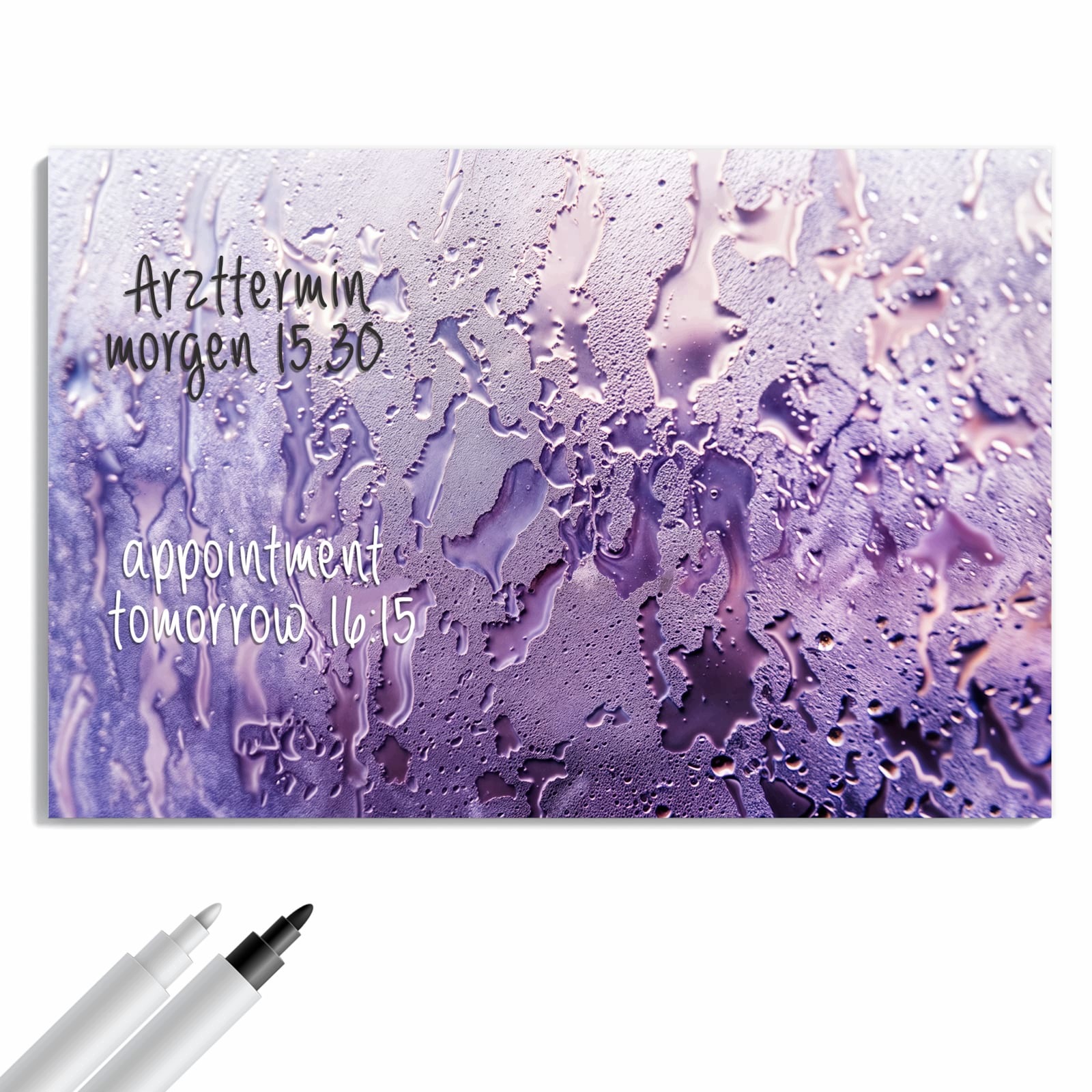 Magnetická tabule – obraz na zeď Kouřová kapka | 60 × 40 cm