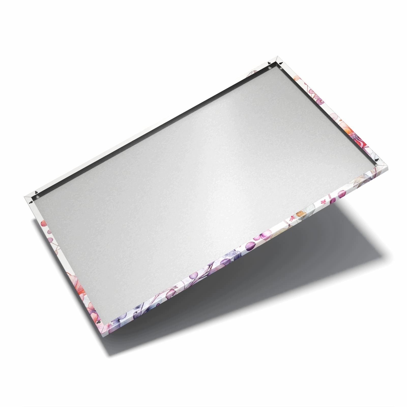 Magnetická tabule – obraz na zeď Květiny a motýli | 90 × 60 cm