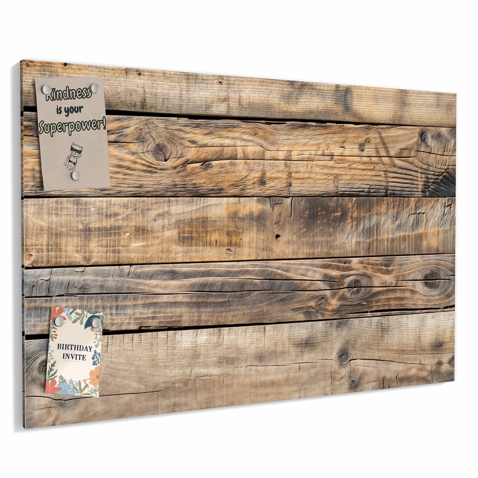 Magnetická tabule – obraz na zeď Jemné vrstvy dřeva | 60 × 40 cm