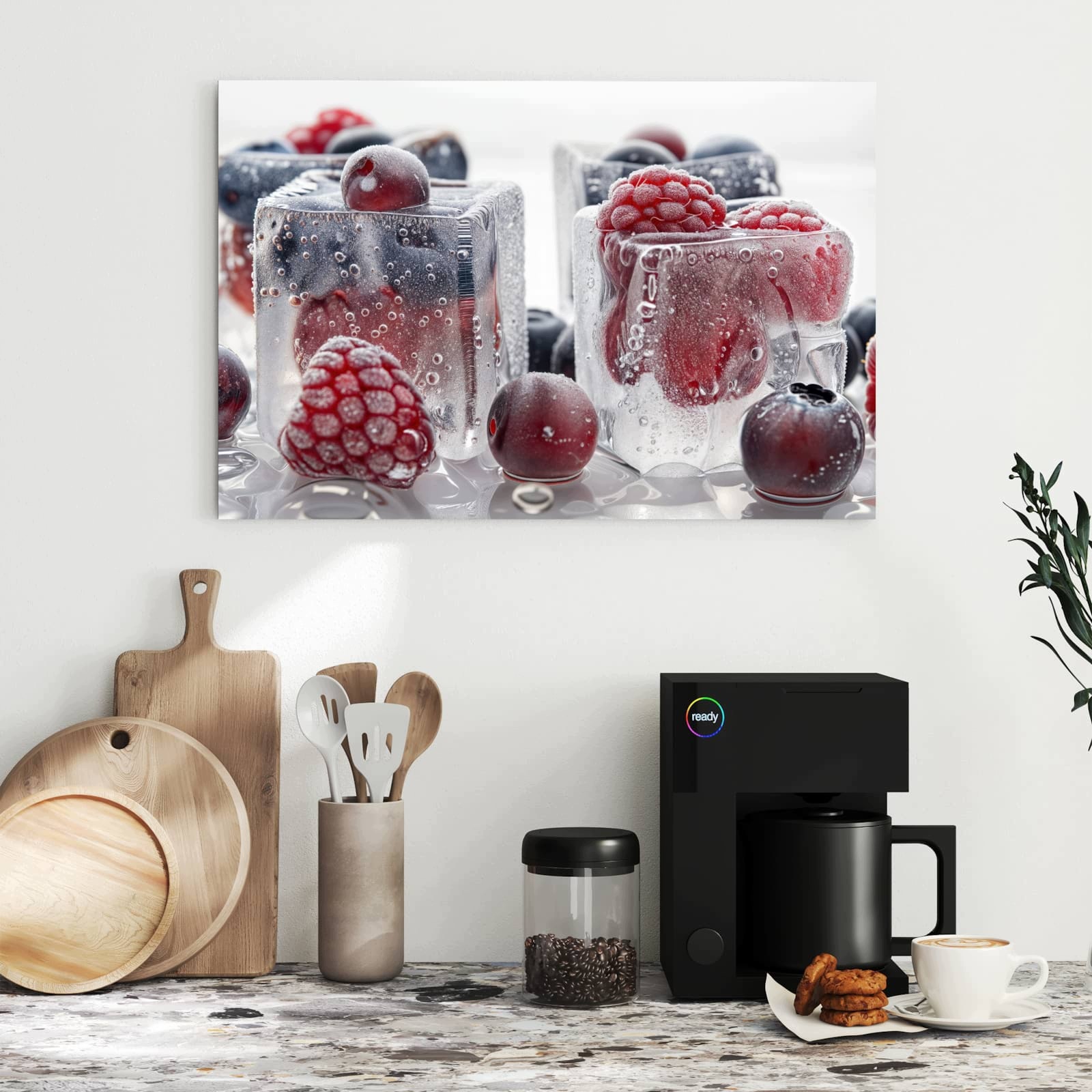 Magnetická tabule – obraz na zeď Mražené bobule | 60 × 40 cm
