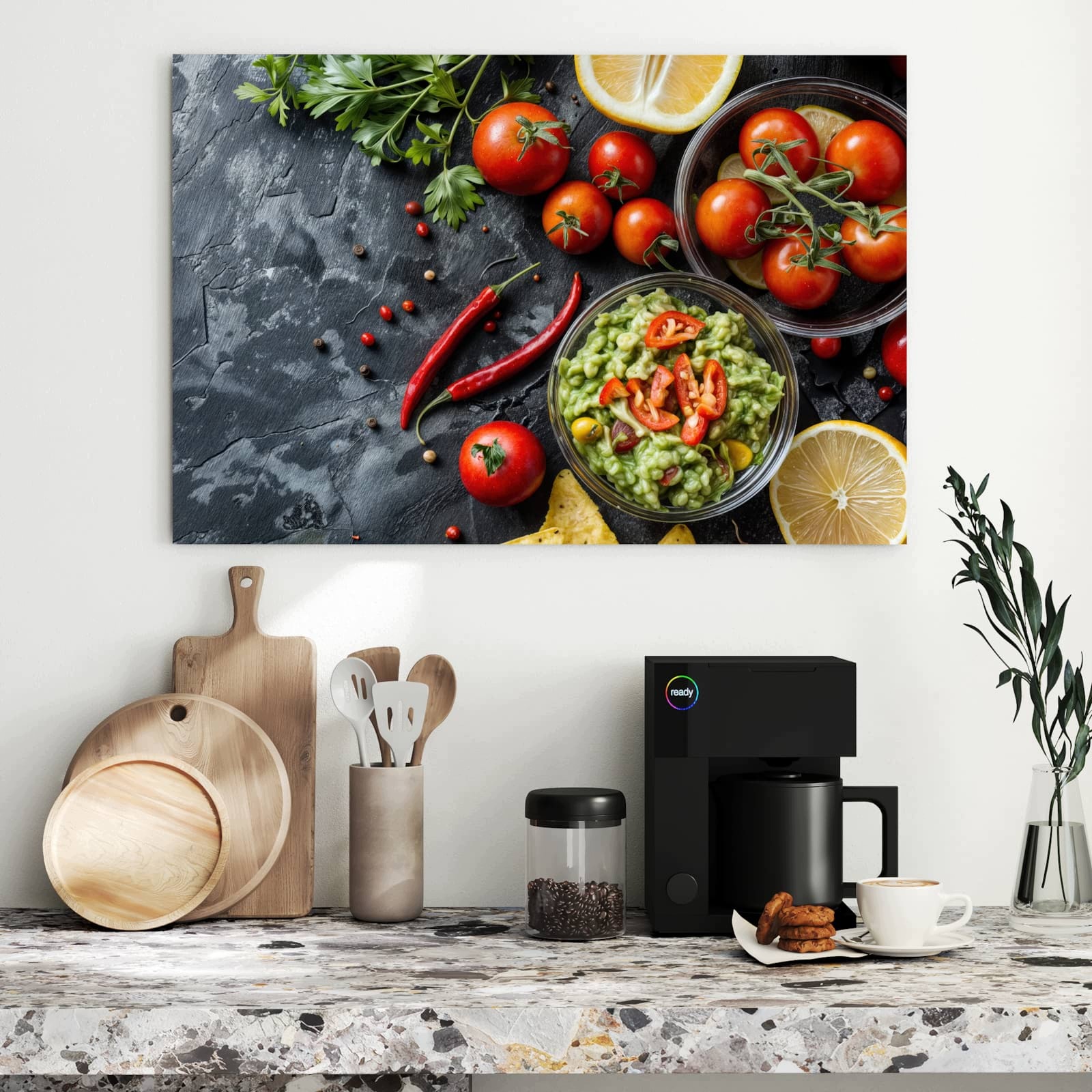 Magnetická tabule – obraz na zeď Čerstvá zelenina | 90 × 60 cm