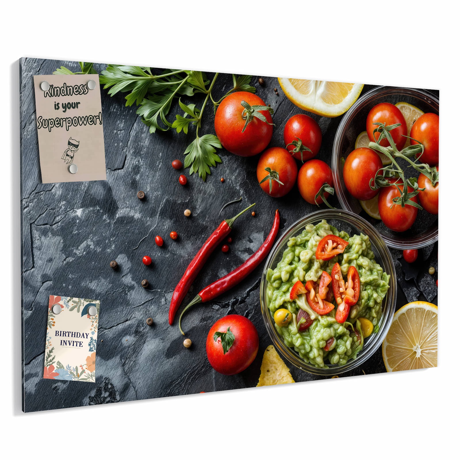 Magnetická tabule – obraz na zeď Čerstvá zelenina | 90 × 60 cm