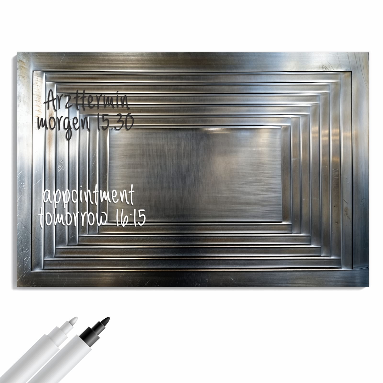Magnetická tabule – obraz na zeď Kovový rám | 90 × 60 cm