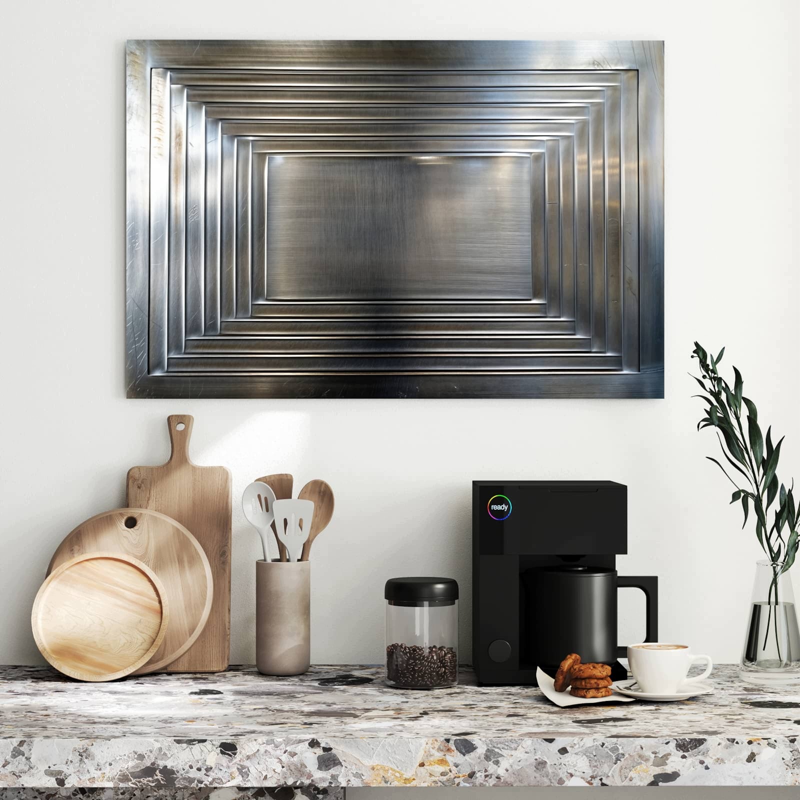 Magnetická tabule – obraz na zeď Kovový rám | 90 × 60 cm