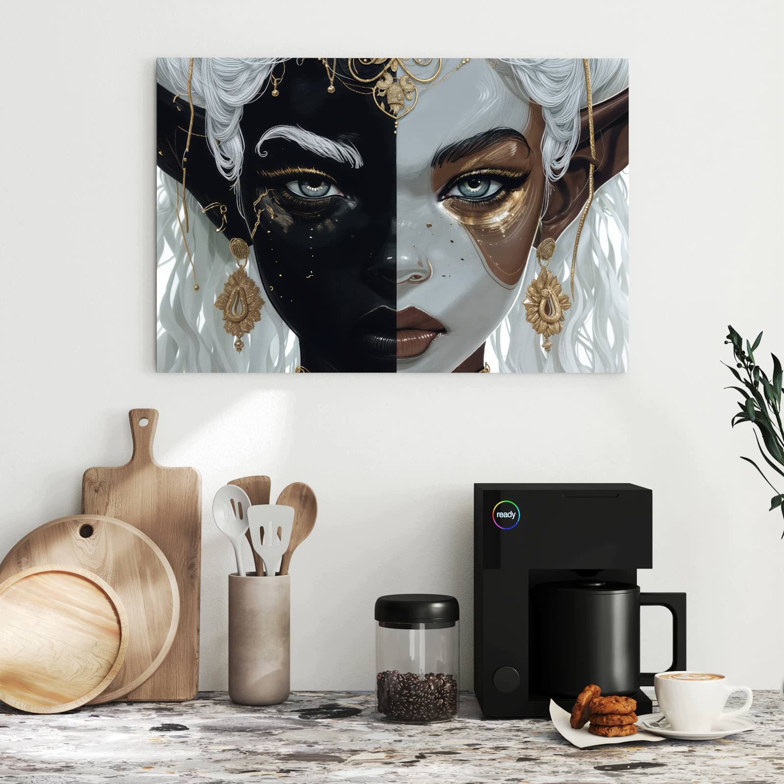 Magnetická tabule – obraz na zeď Dvojitý elf | 60 × 40 cm
