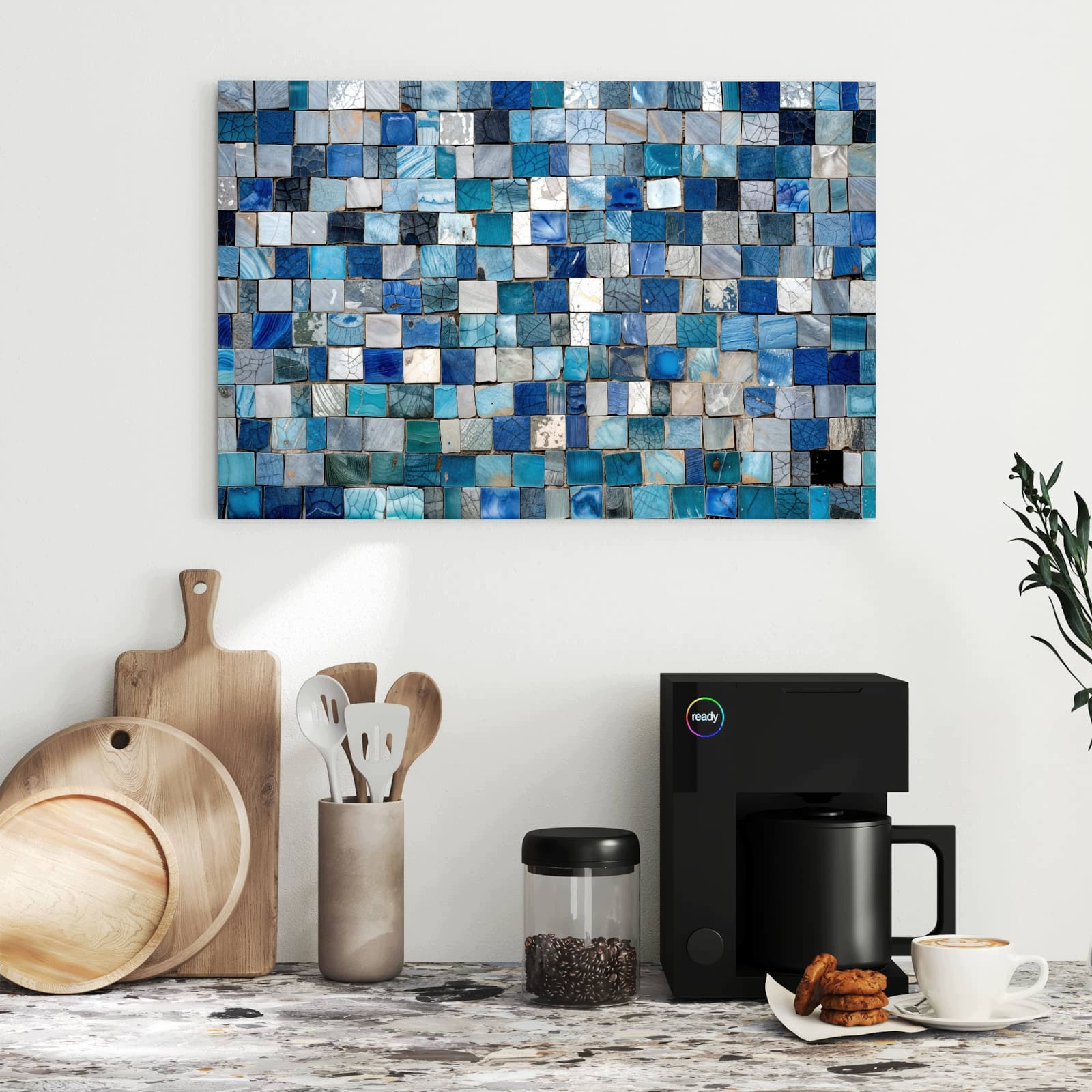 Magnetická tabule – obraz na zeď Mozaikový vzor | 60 × 40 cm
